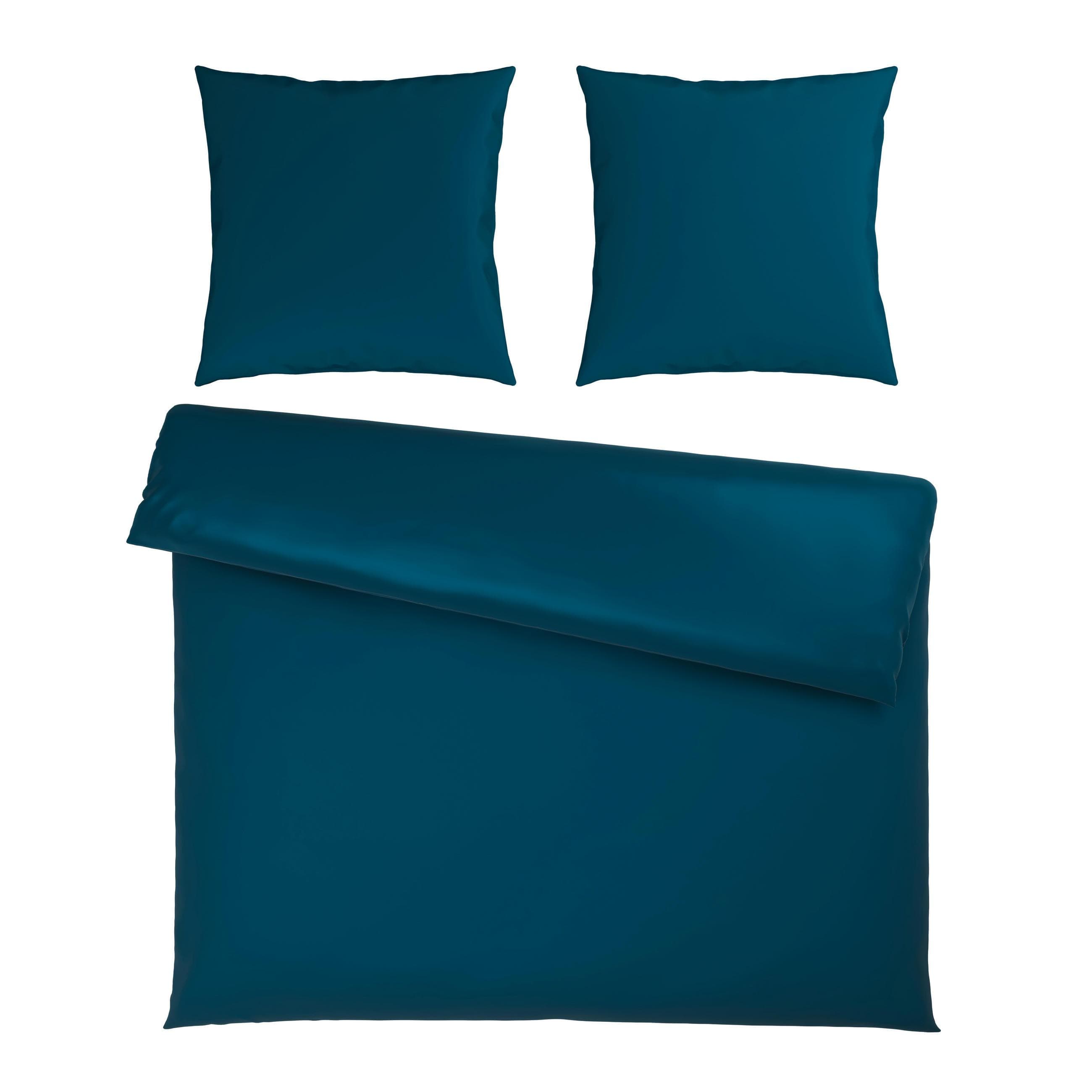 Bettwäsche Xenia Uni XXL Blau