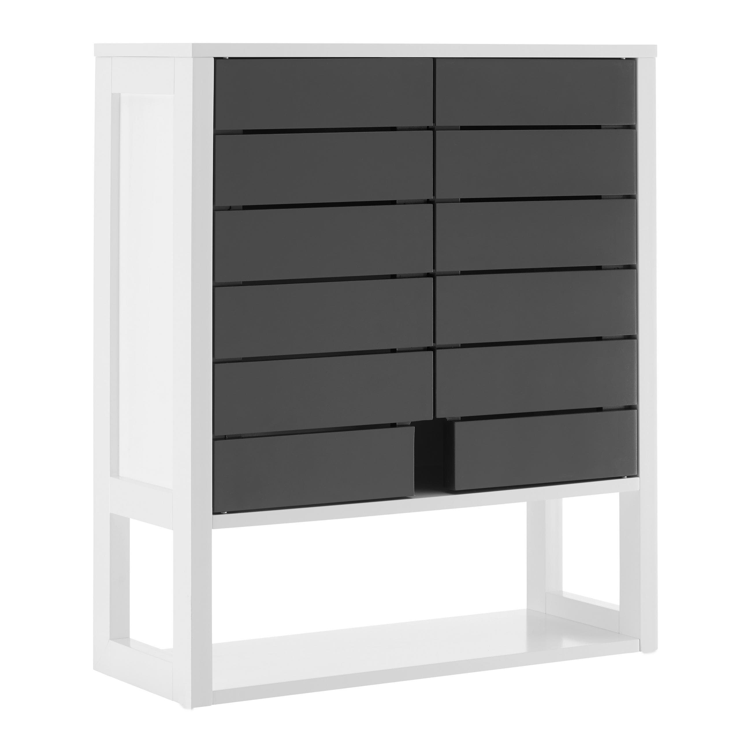 Hängeschrank Tia Grau/Weiß Mömax DE