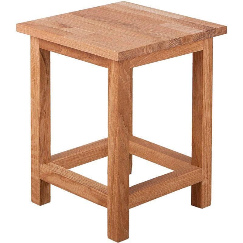 Gartenhocker Eichefarben 40 cm Höhe Holz