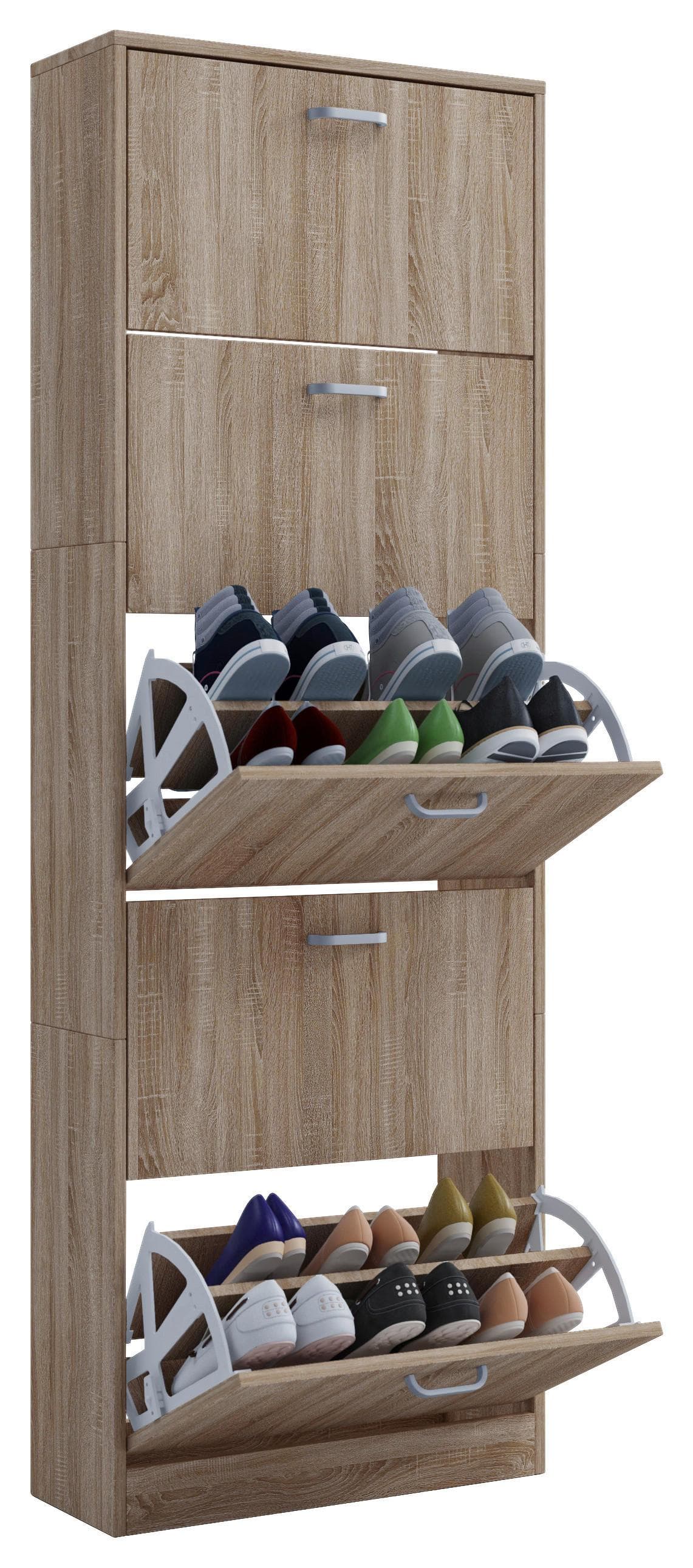Schuhschrank Sipos XL Eichefarben Mömax DE