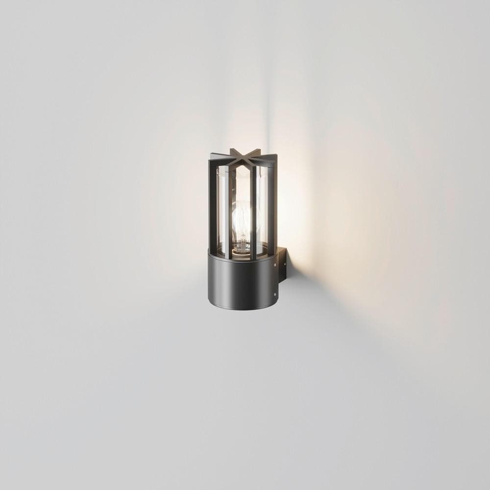 Maytoni Außenwandleuchte Barrel Graphitfarben 15 Watt