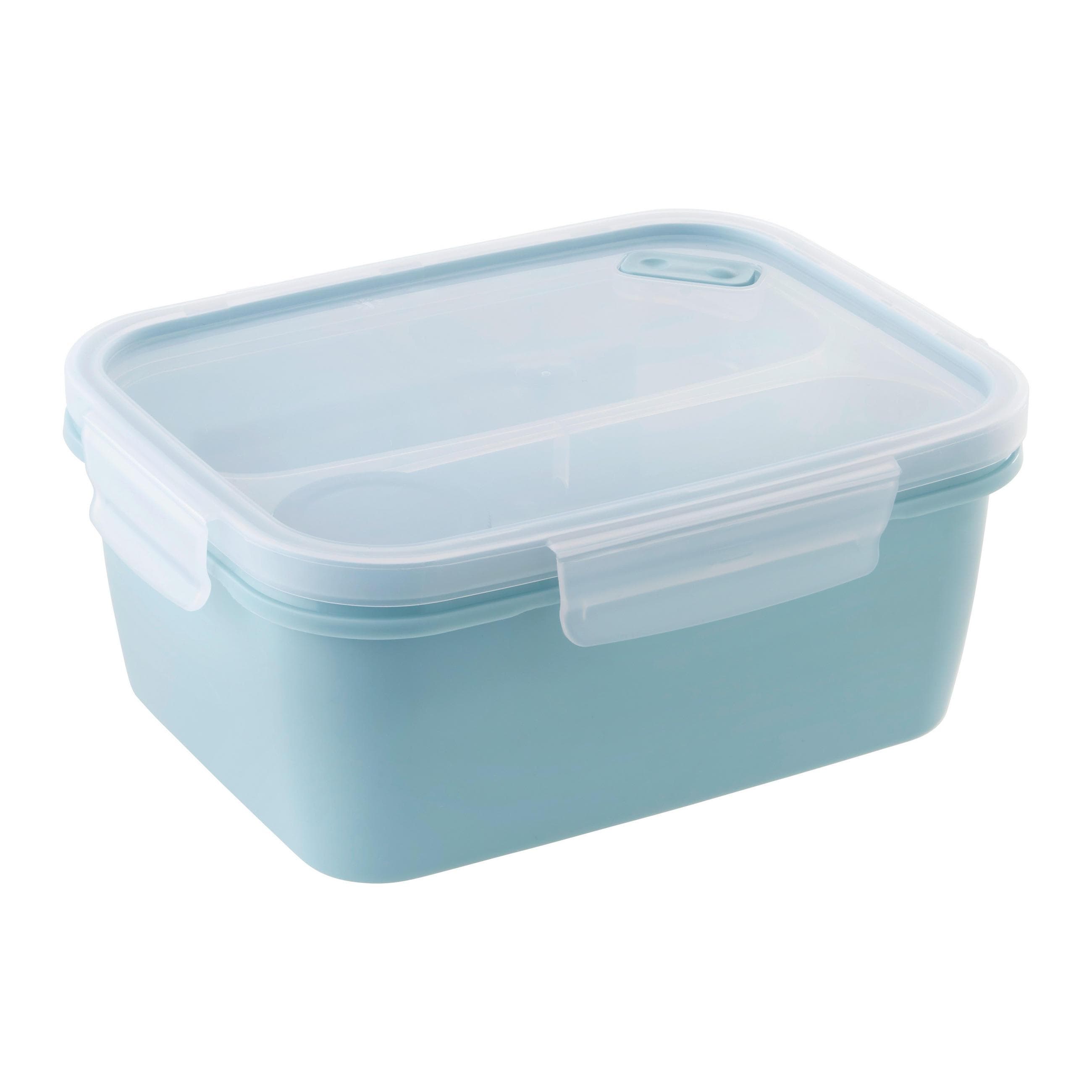 Lunchbox Rizzi Transparent/Pastellblau Kunststoff 500 ml