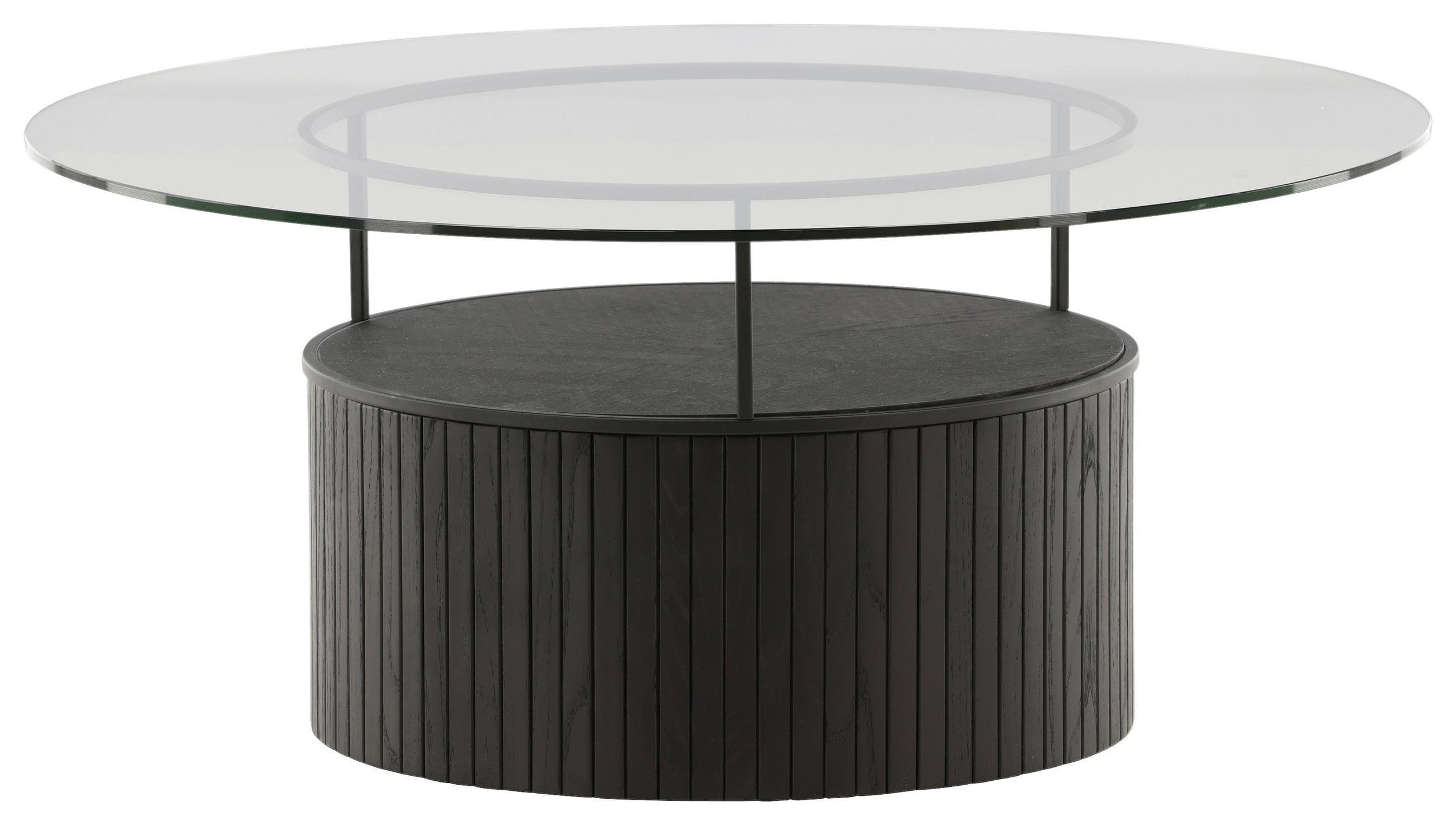 Couchtisch Bovall Ø ca. 90 cm Schwarz
