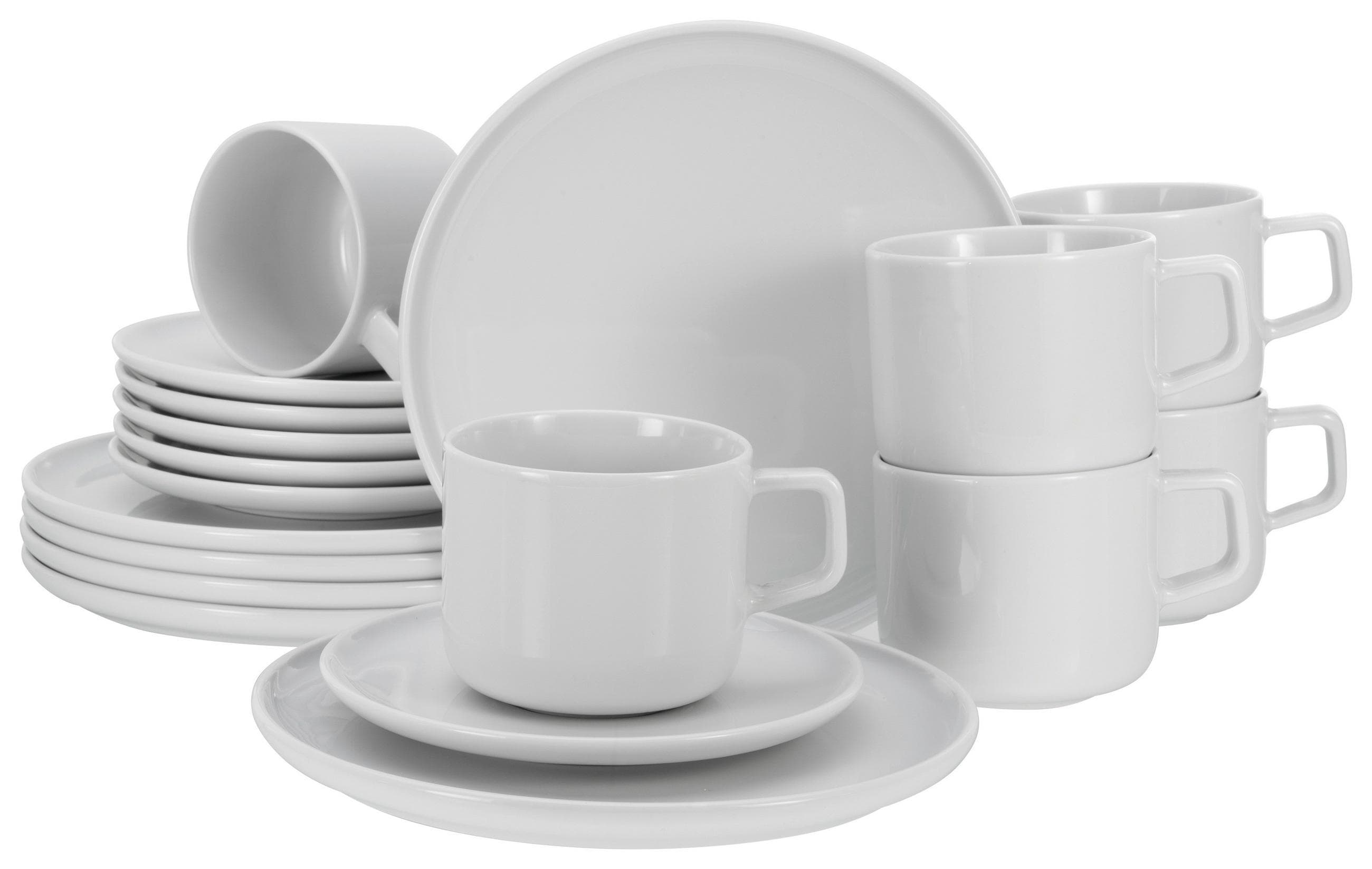 Creatable Kaffeeservice Chef Collection Weiß 18-teilig