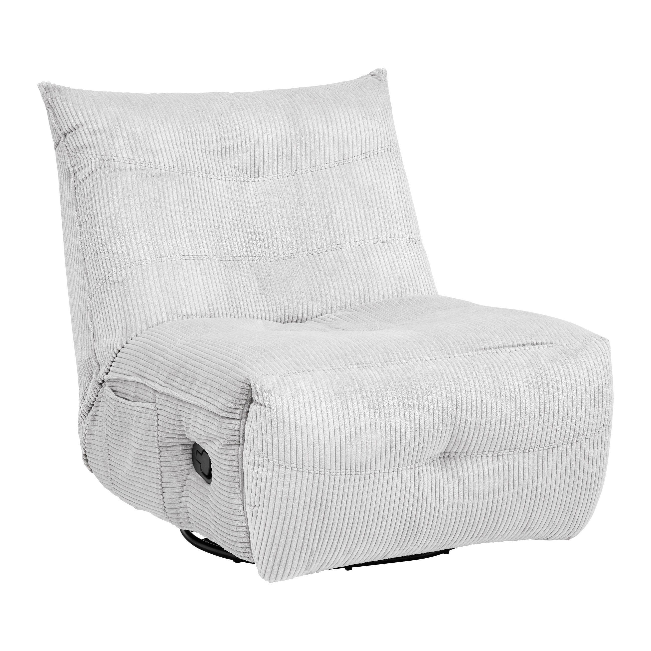 Sessel Alura Creme Cord Drehbar