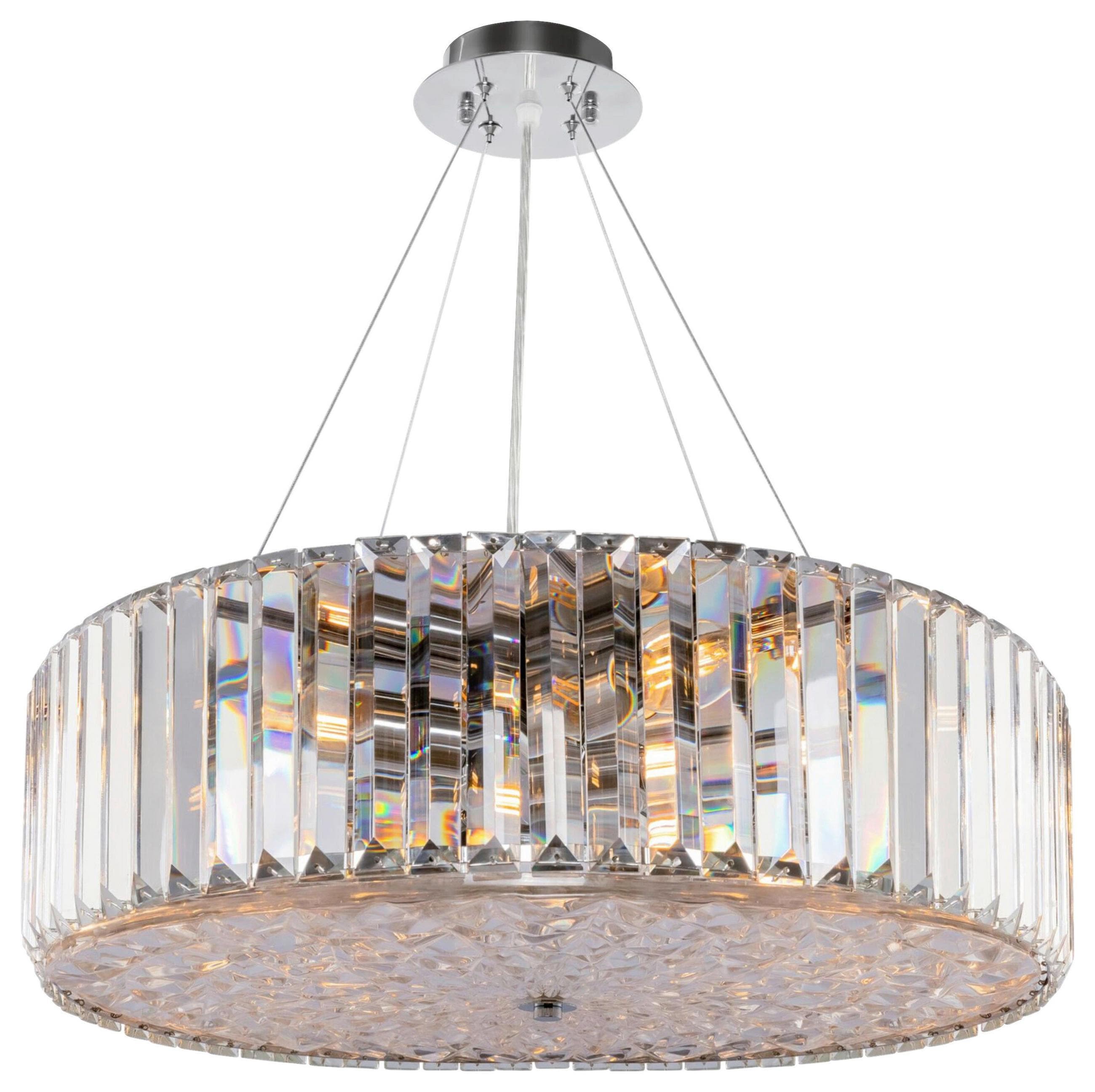 Maytoni Hängeleuchte Recinto Glas 53 cm 8 x E27