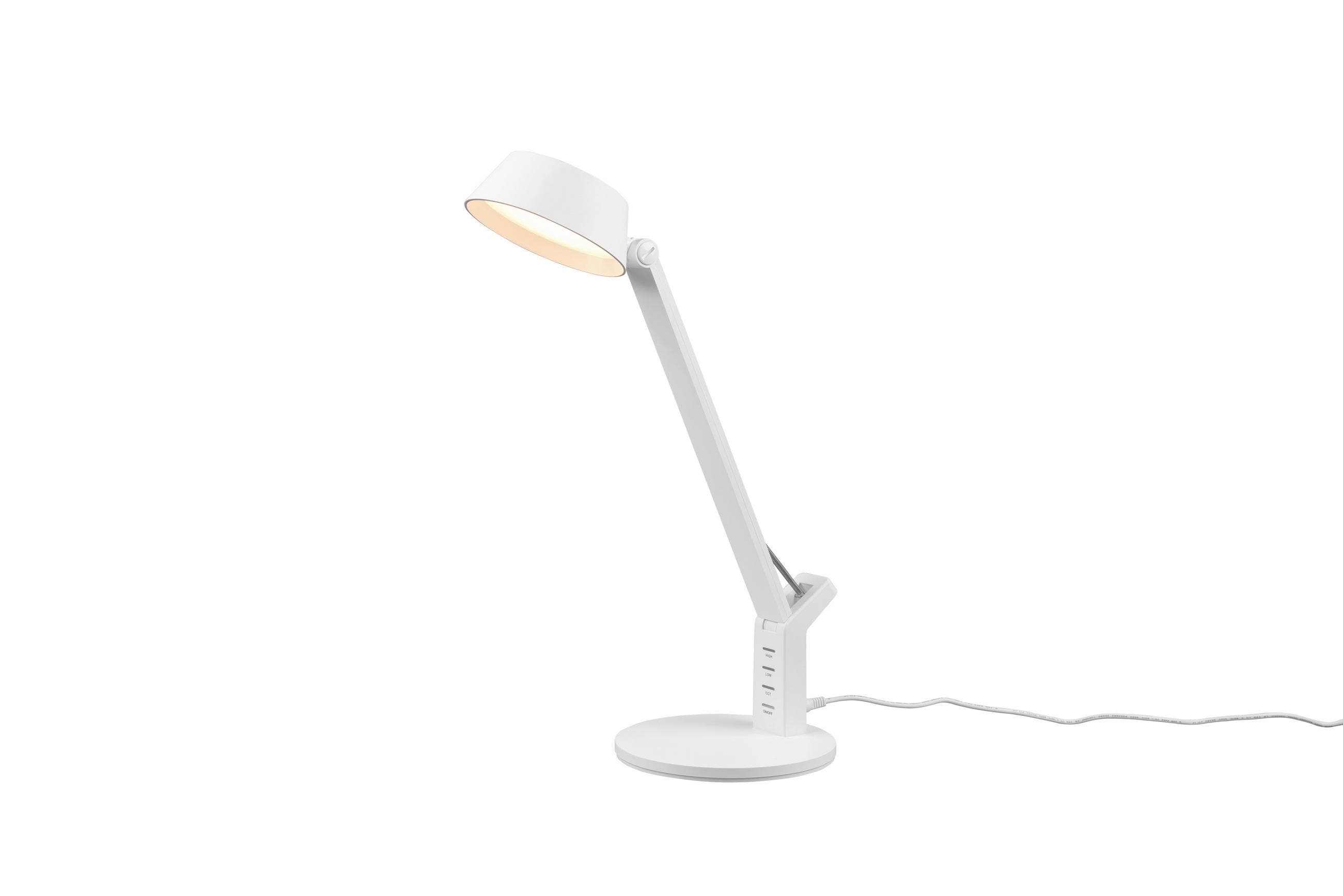 Trio LED-Tischleuchte Ava mit Dimmfunktion, weiß