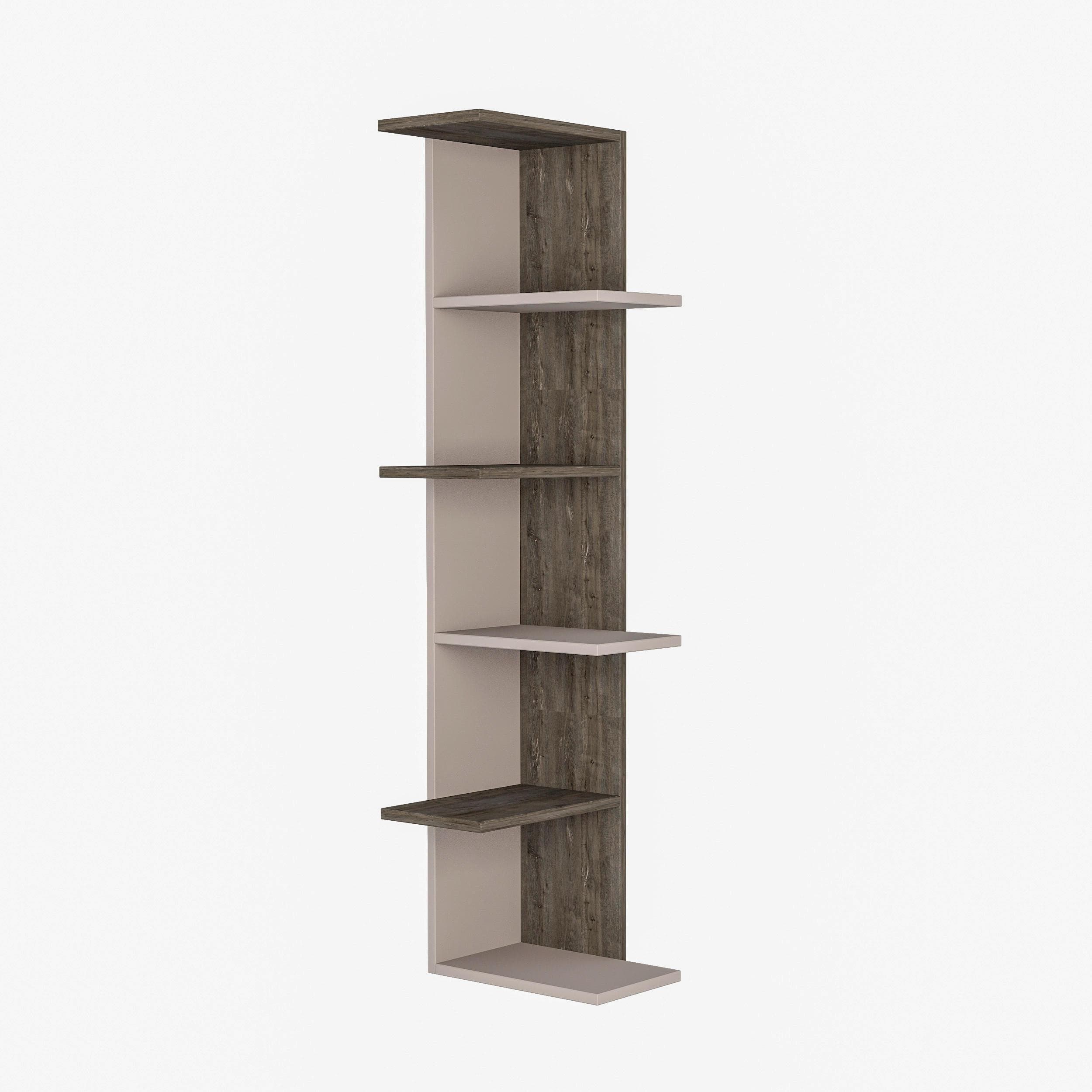 Bücherregal Saso Mokka/Braun