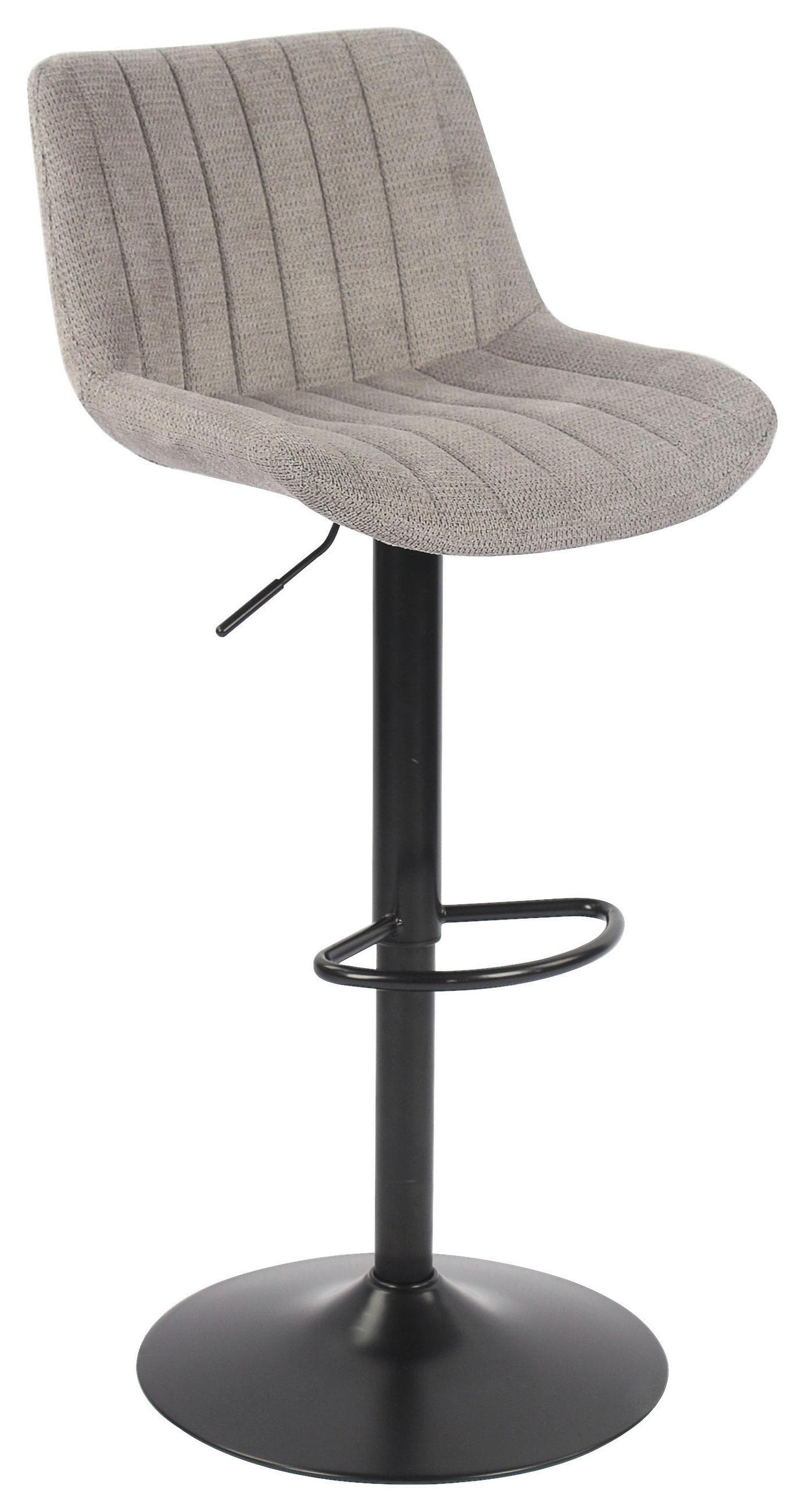 Barhocker Lovis Grau/Schwarz