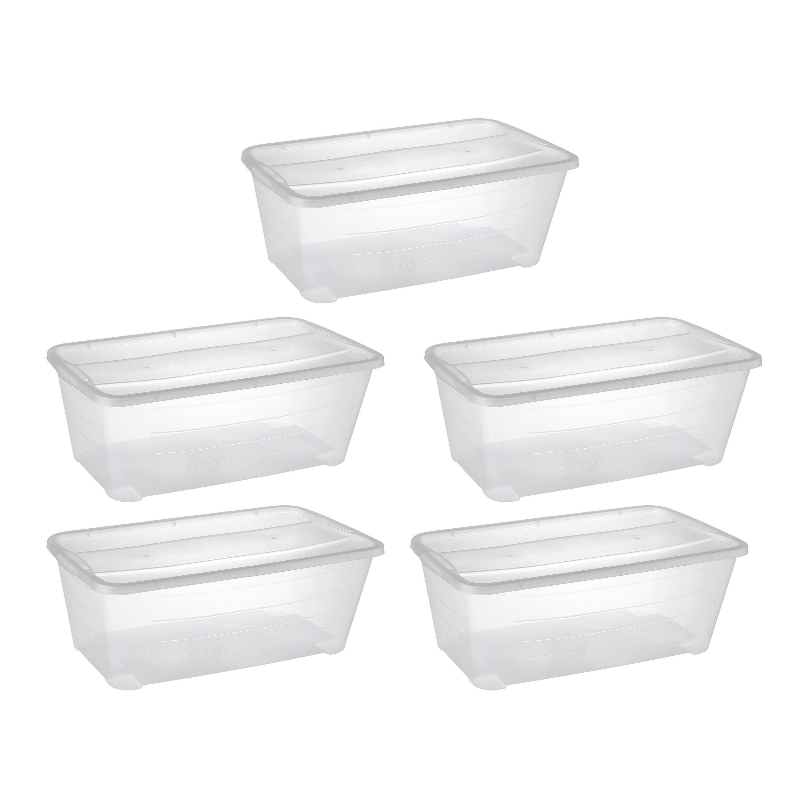 Aufbewahrungsboxen-Set Shoes, 5-teilig Weiß