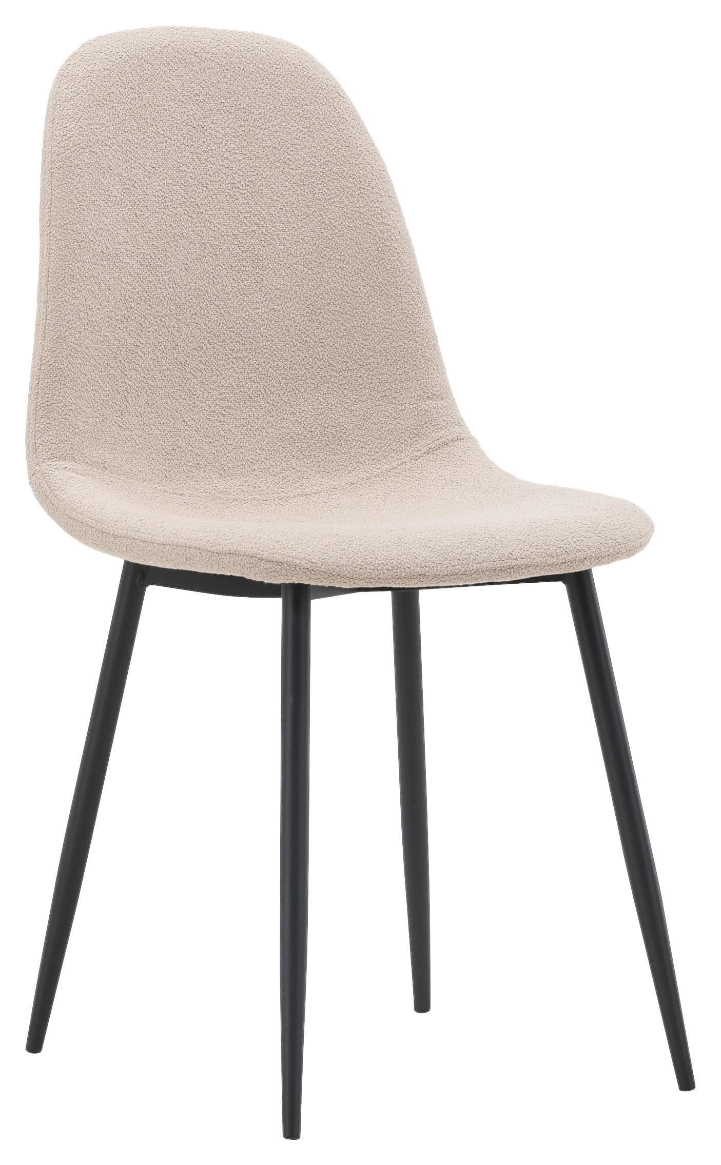 STUHL-SET POLAR Küchenstuhl Beige Schwarz