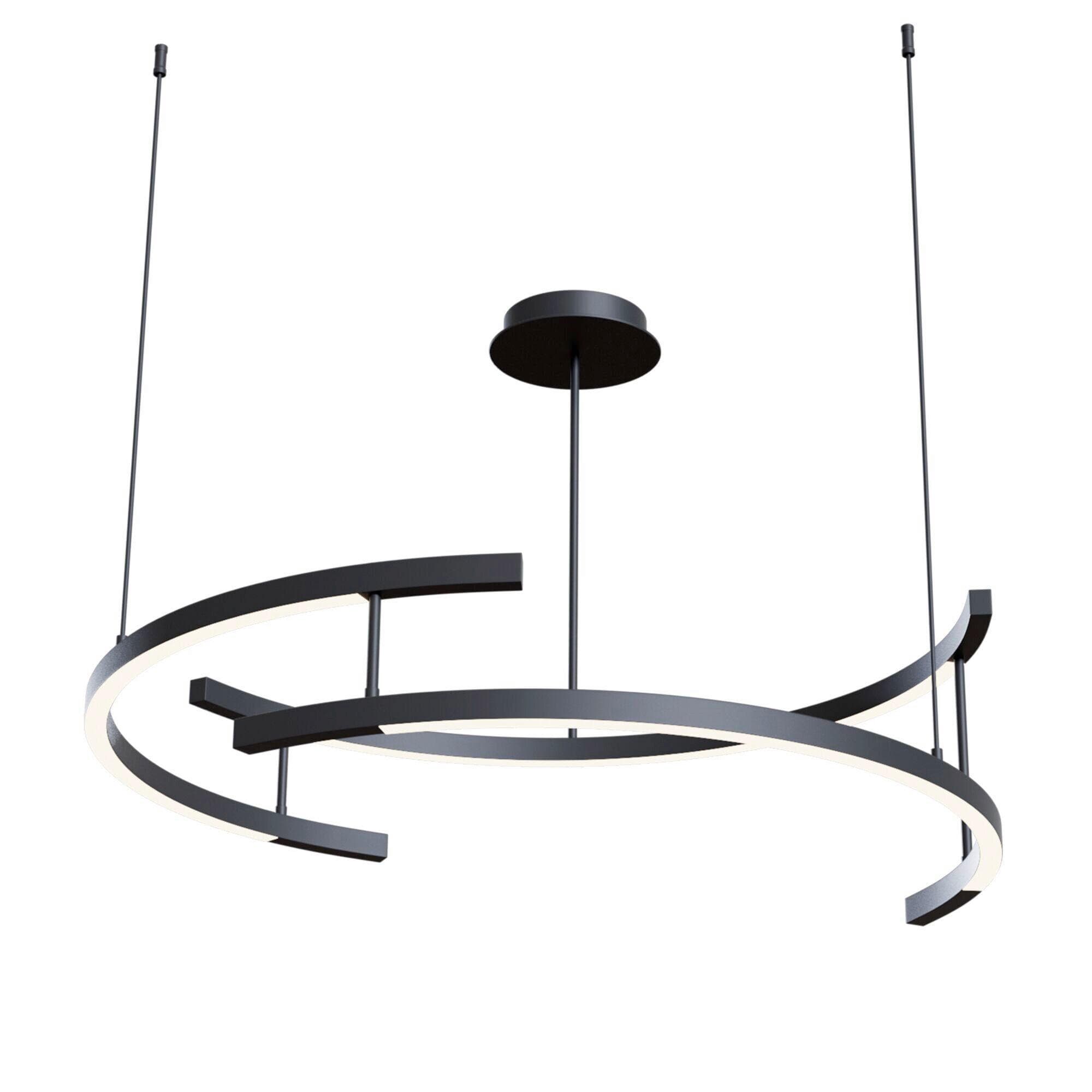 Maytoni Line LED-Hängeleuchte, rund, 4.000 K