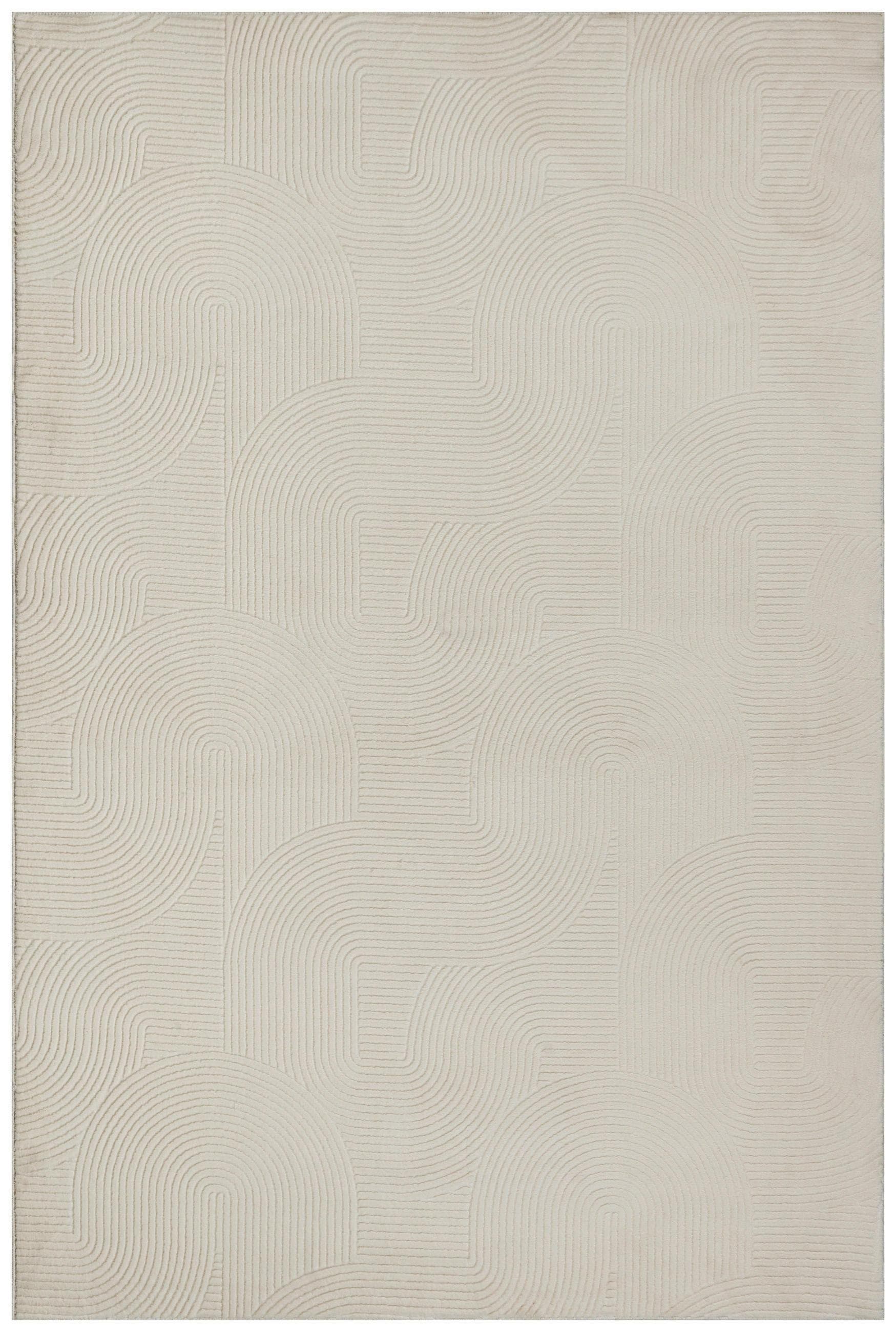 Webteppich Stilo Creme ca. 120x160cm
