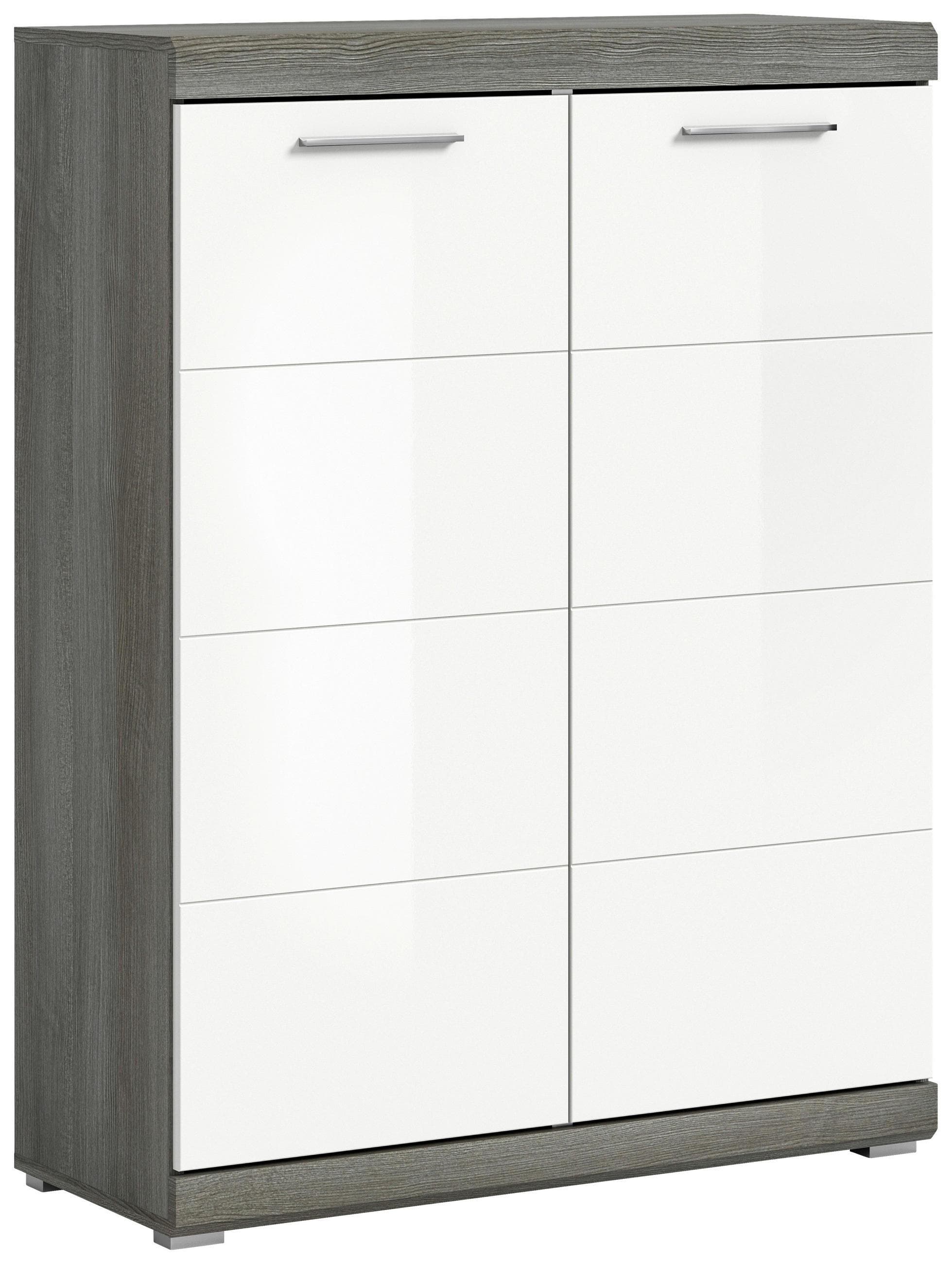 Schuhschrank Scout Weiß/Grau Mömax