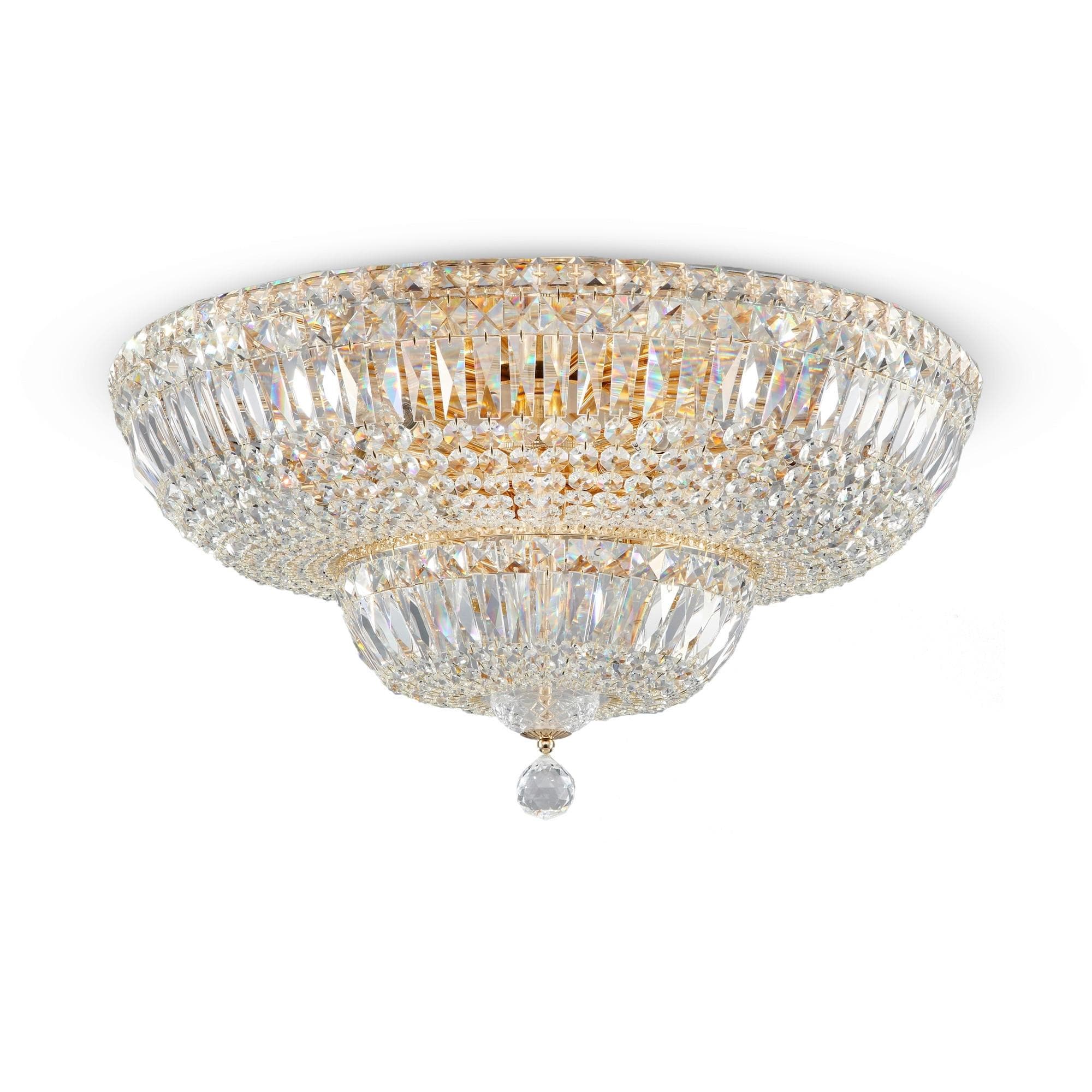 Kronleuchter BASFOR Gold Kristall