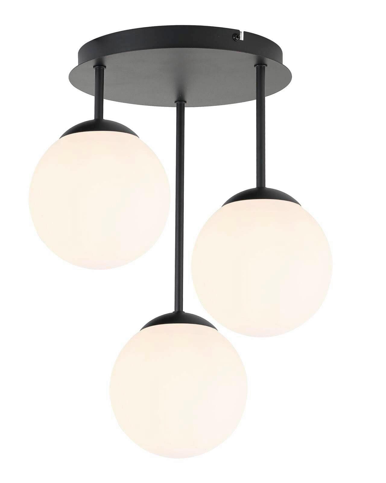 Deckenleuchte Whit Schwarz/Weiß max. 25 Watt Deckenlampe