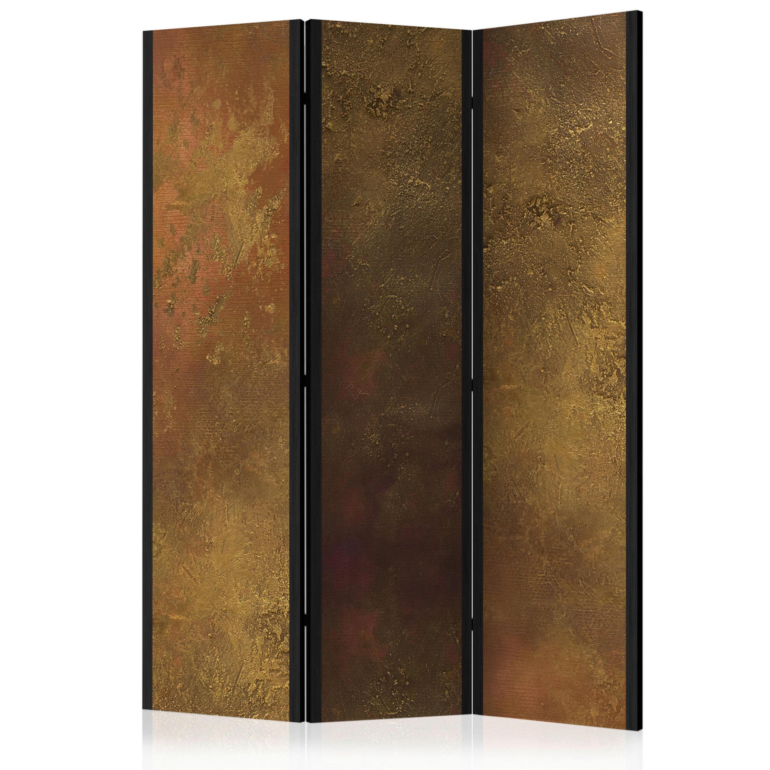 Artgeist Paravent Golden Temptation Braun/Goldfarben