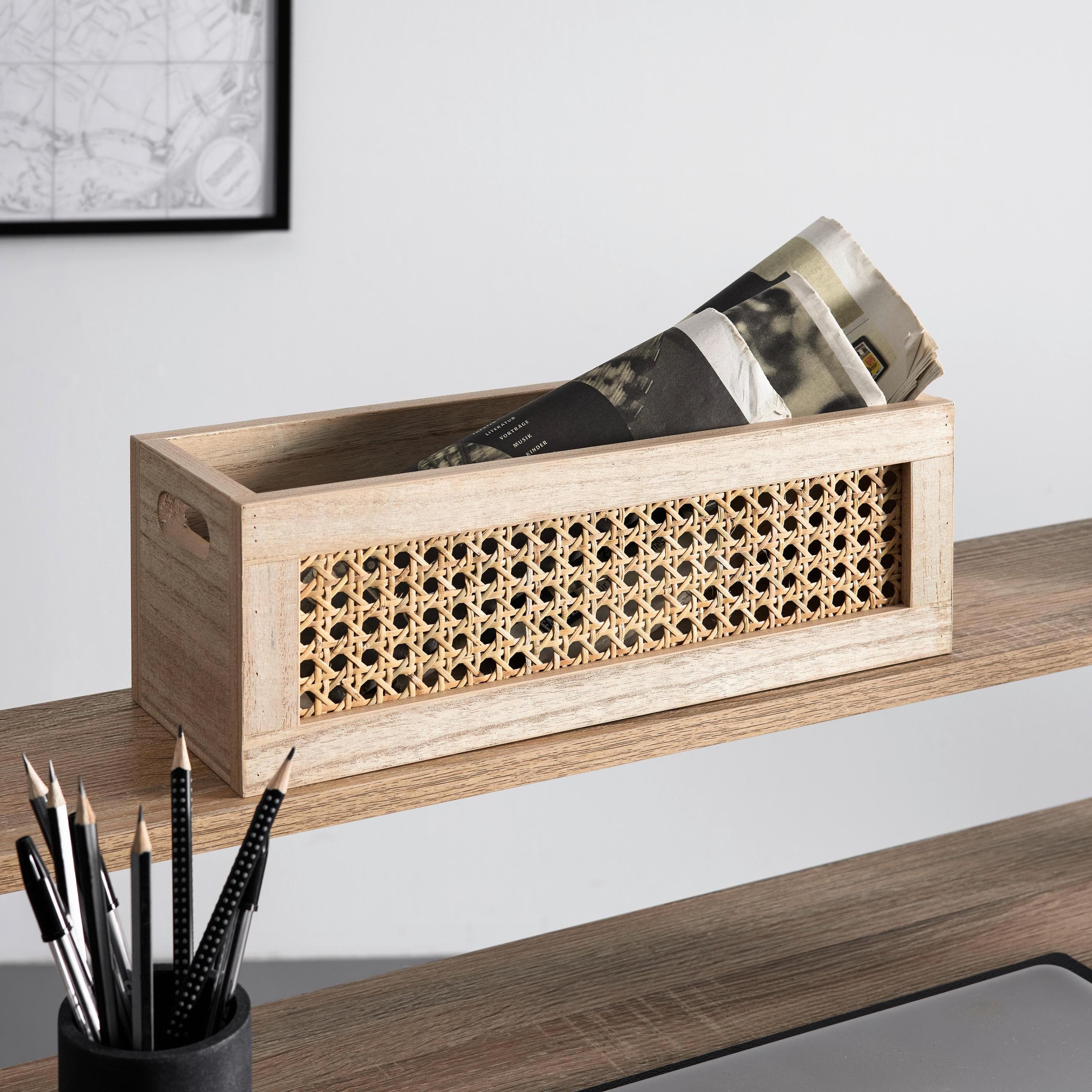 Aufbewahrungsbox Denis Hellbraun Holz Mömax