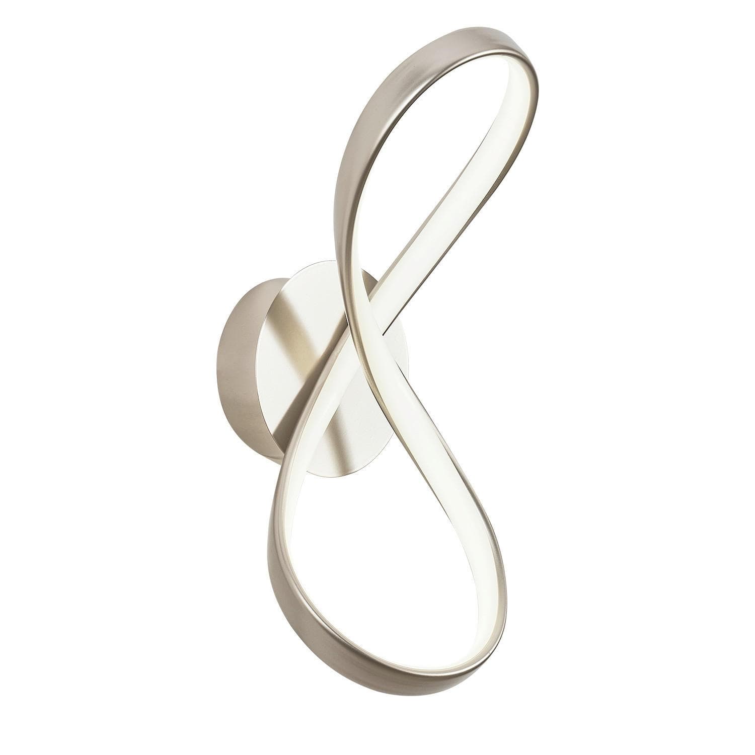 Wandleuchte Infinity Silberfarben 12 Watt Wandlampe
