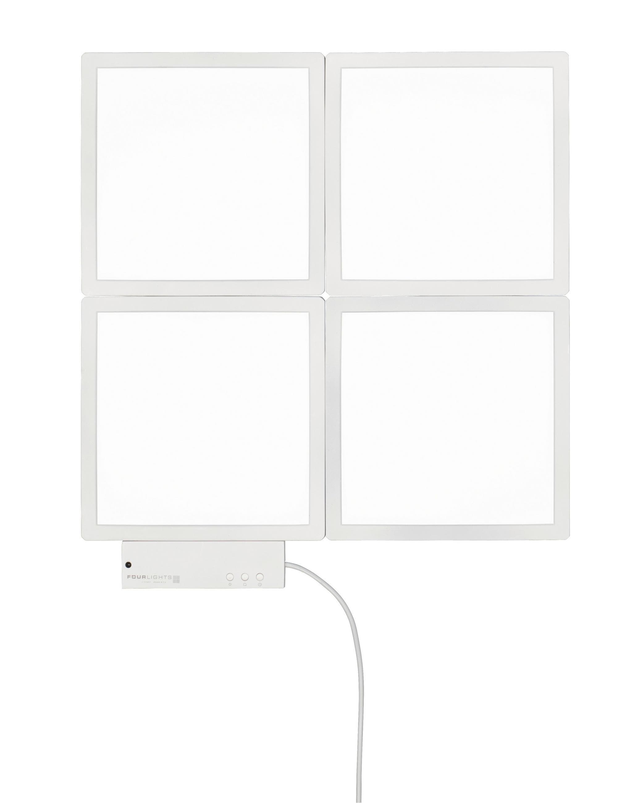 LED-Wandleuchte Four Lights Weiß Wandlampe