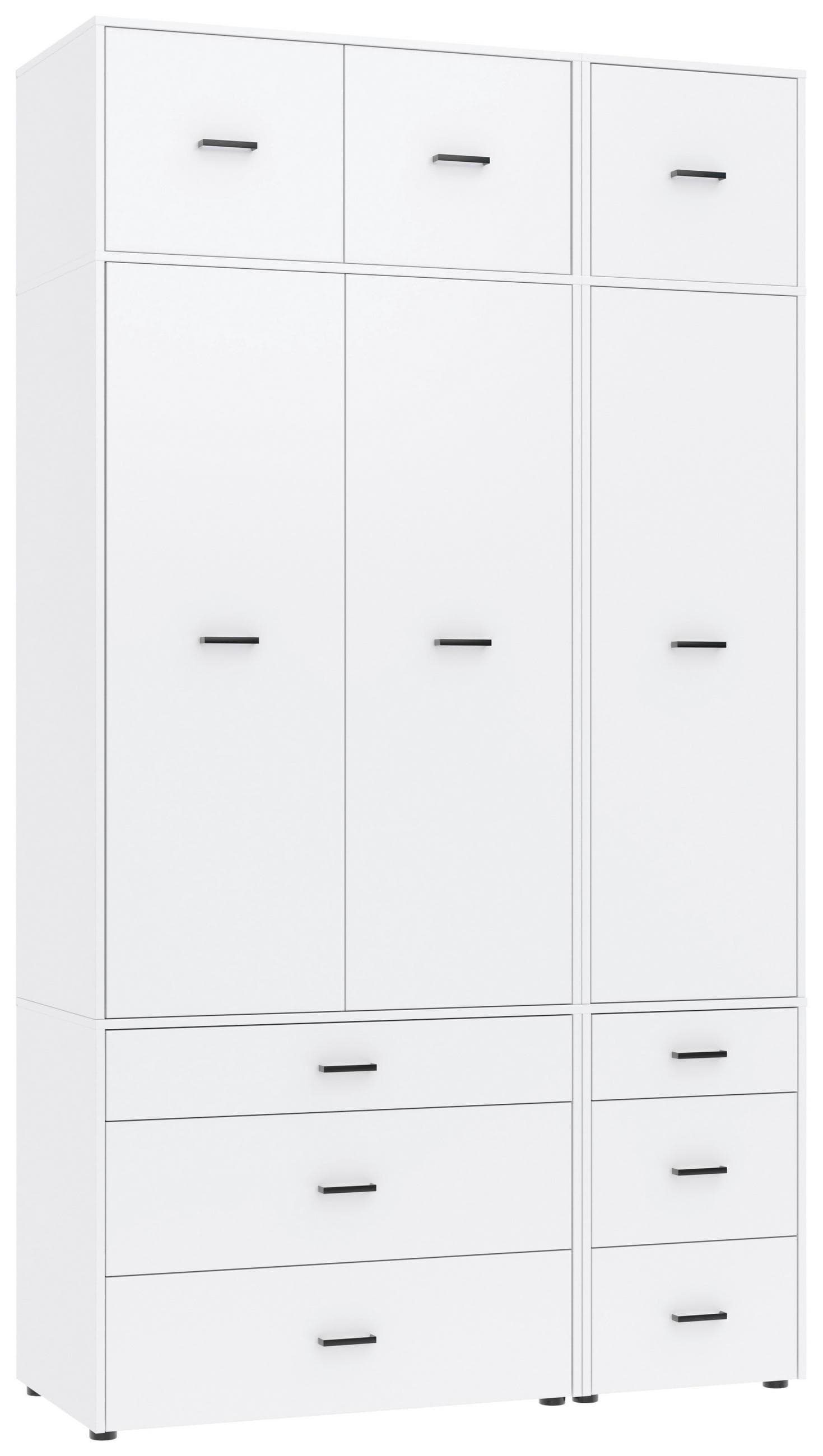 Kleiderschrank Kivo Weiß