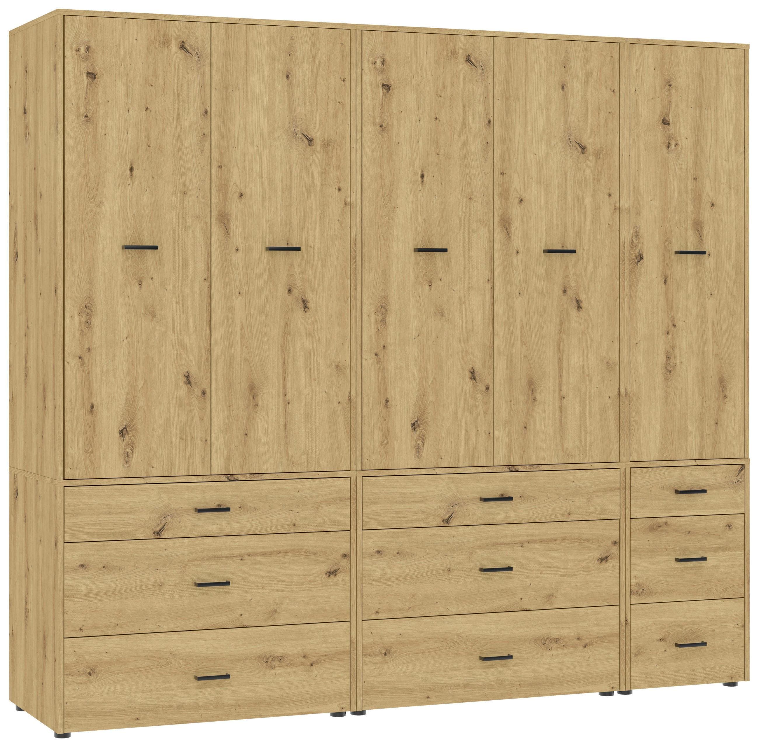 Kleiderschrank Kivo Eiche Artisan Mömax DE