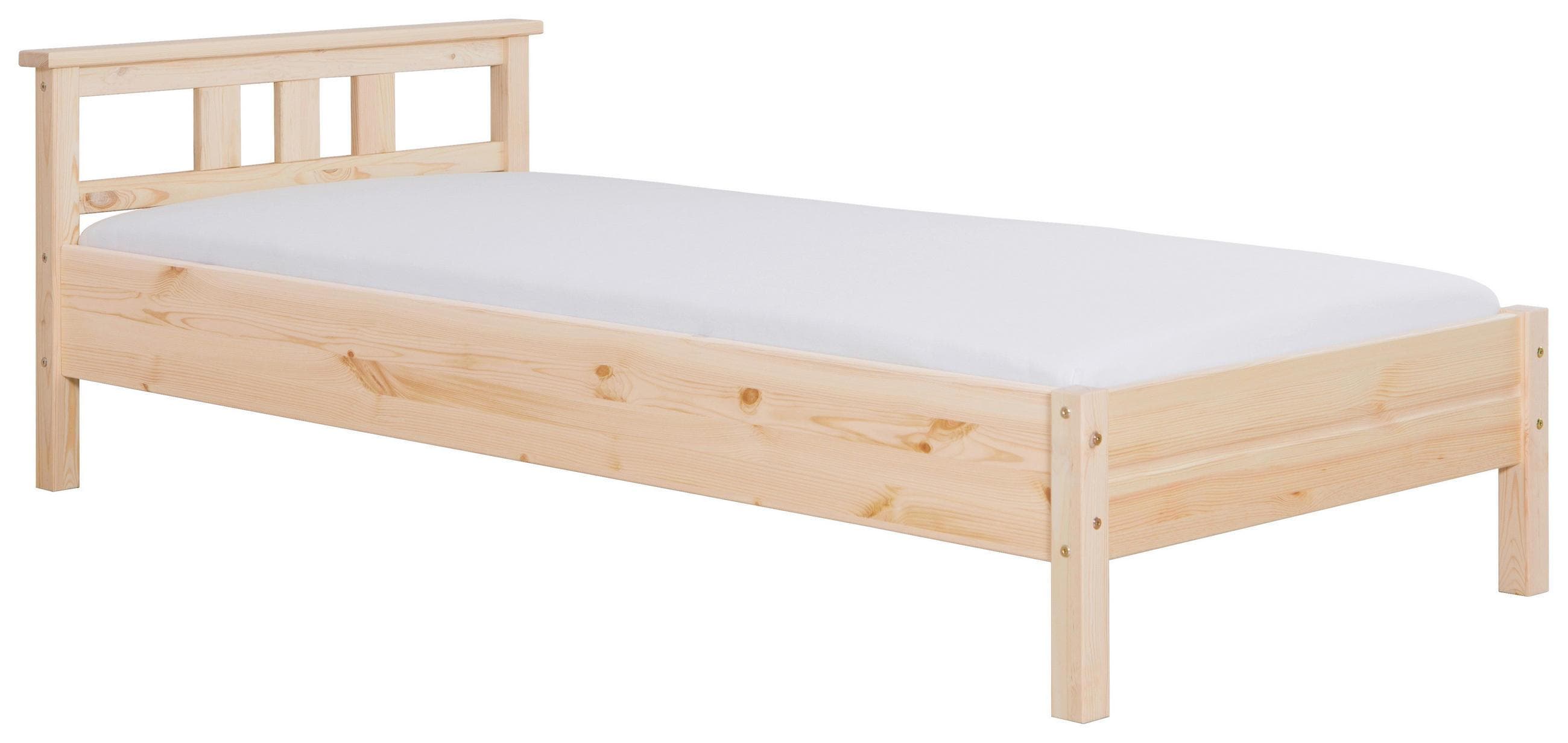 TiCAA Einzelbett und Doppelbett Merci Kiefer Natur