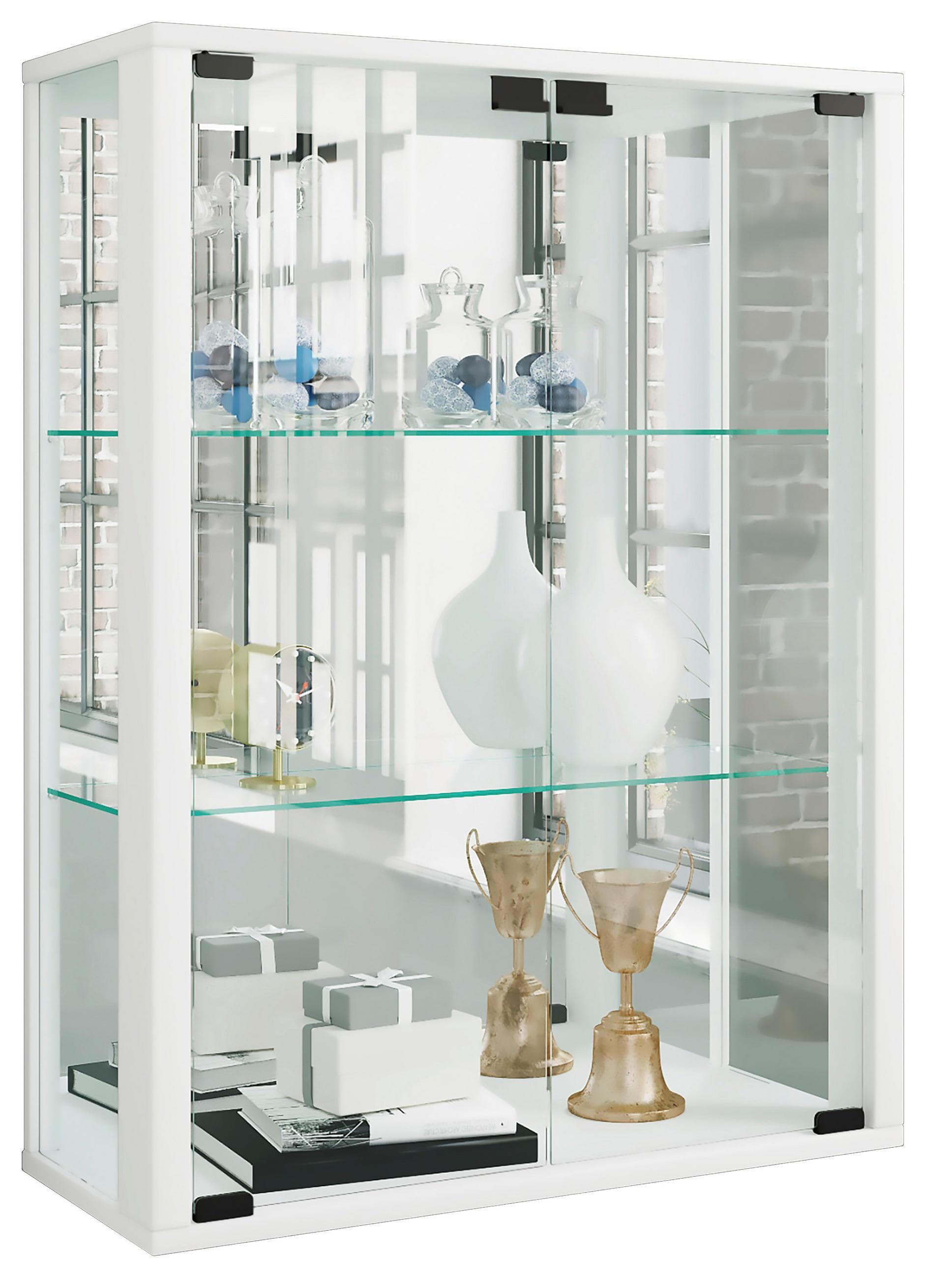 Vitrine UDINA von VCM mit LED-Beleuchtung