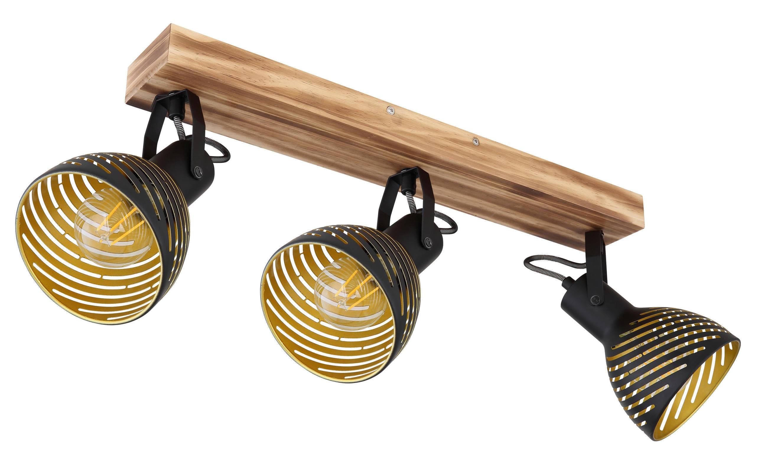 Globo Strahler Lenna max. 40 Watt Gold/Dunkelbraun/Schwarz
