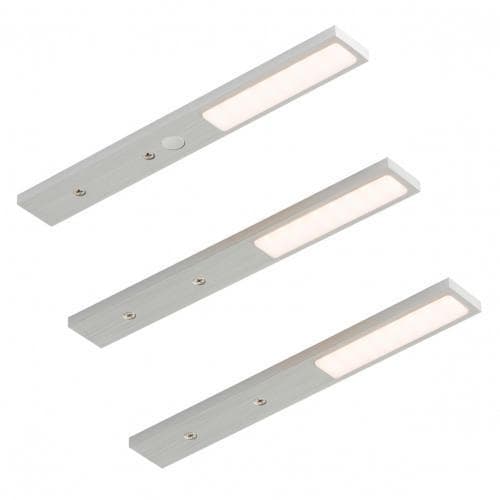 Unterbauleuchten-Set 3 Stück Metall