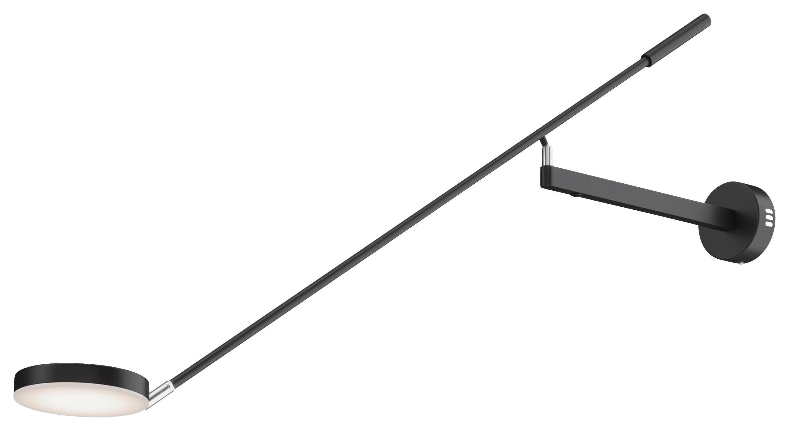 Maytoni LED-Wandlampe Fad Schwarz Metall 100 cm Justierbar