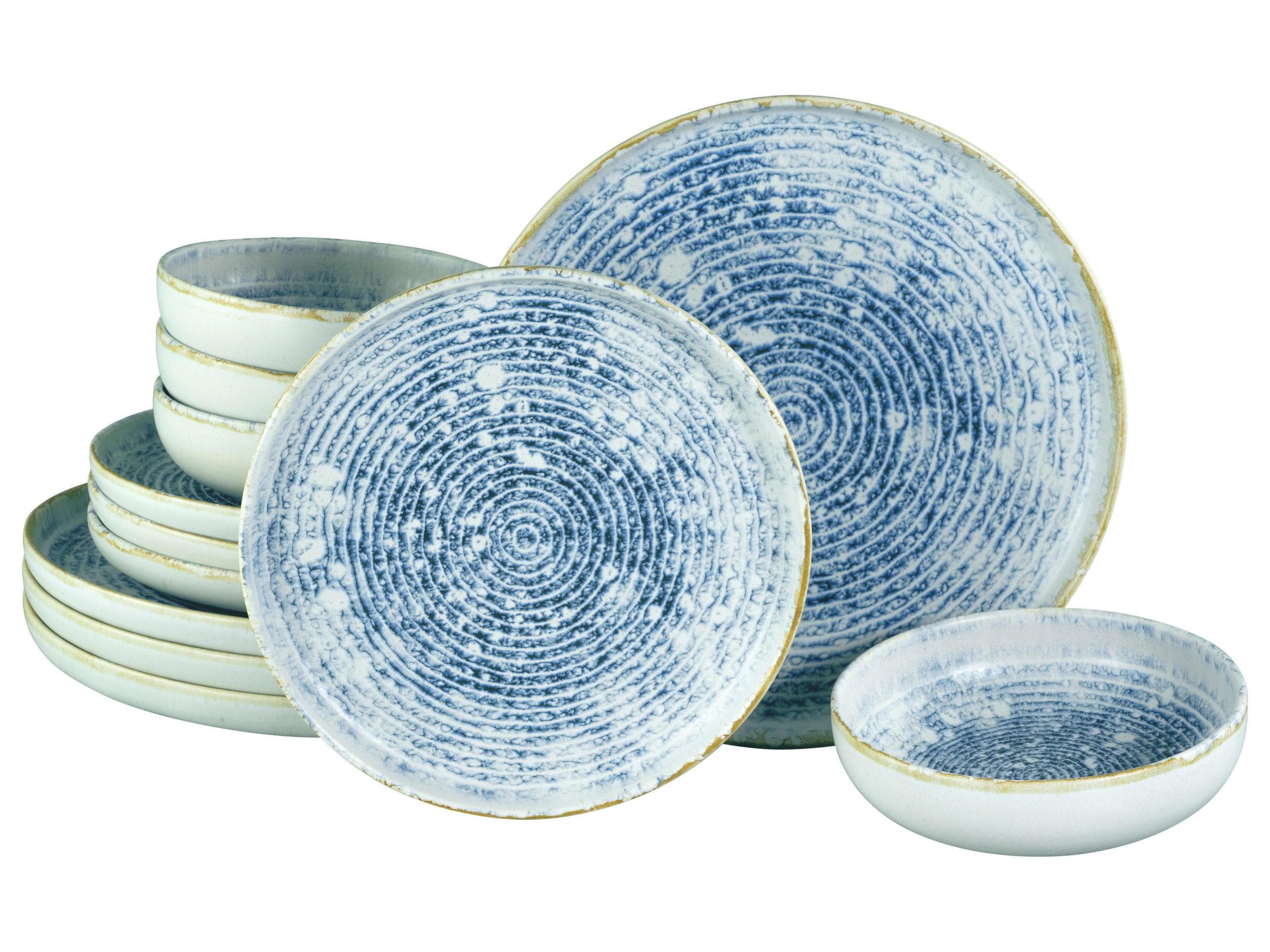Creatable Tafelservice Mehrfarbig Keramik 12-teilig Tafelservice
