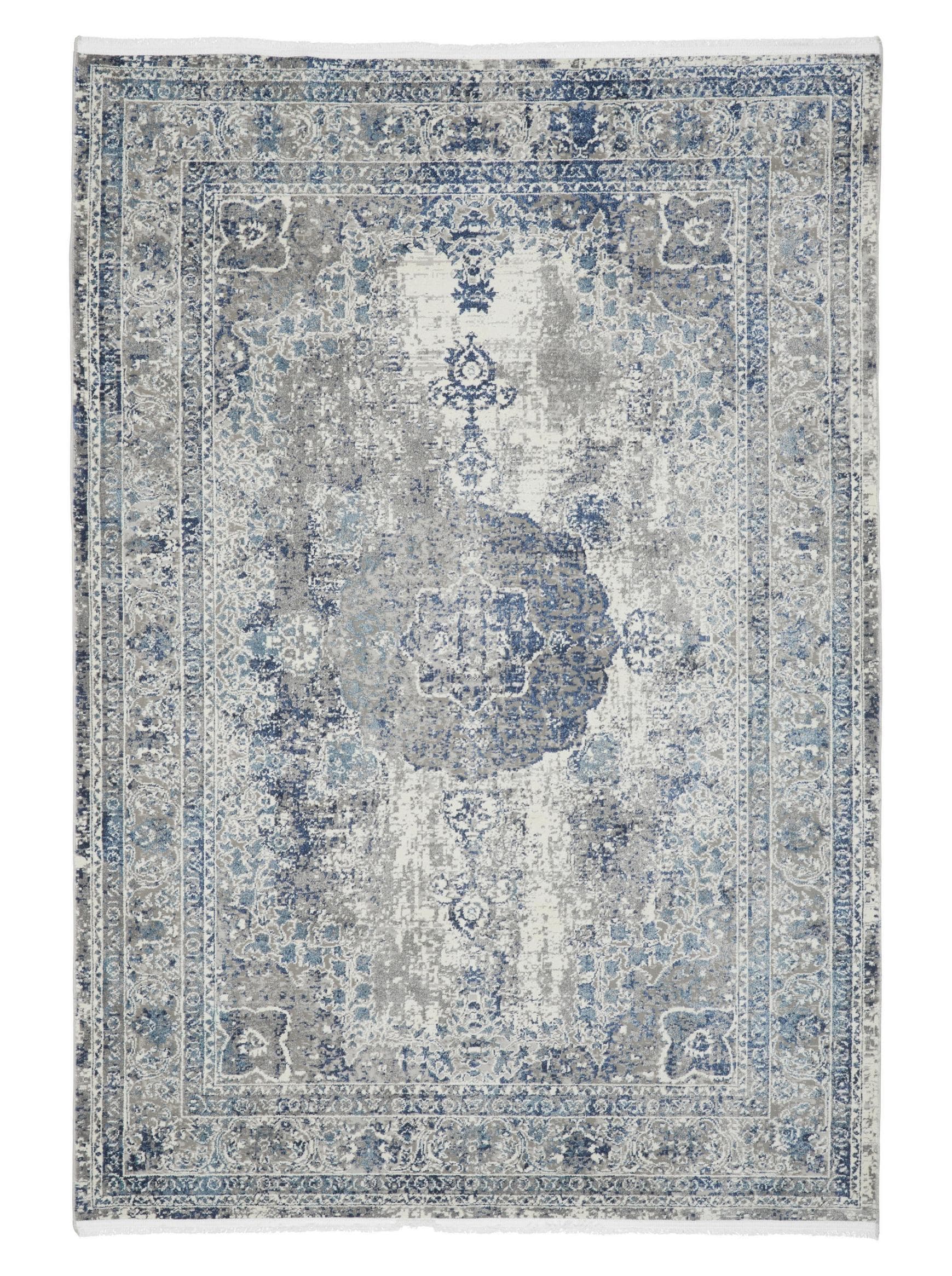 Webteppich Marcus 2 Hellblau ca. 120x170cm