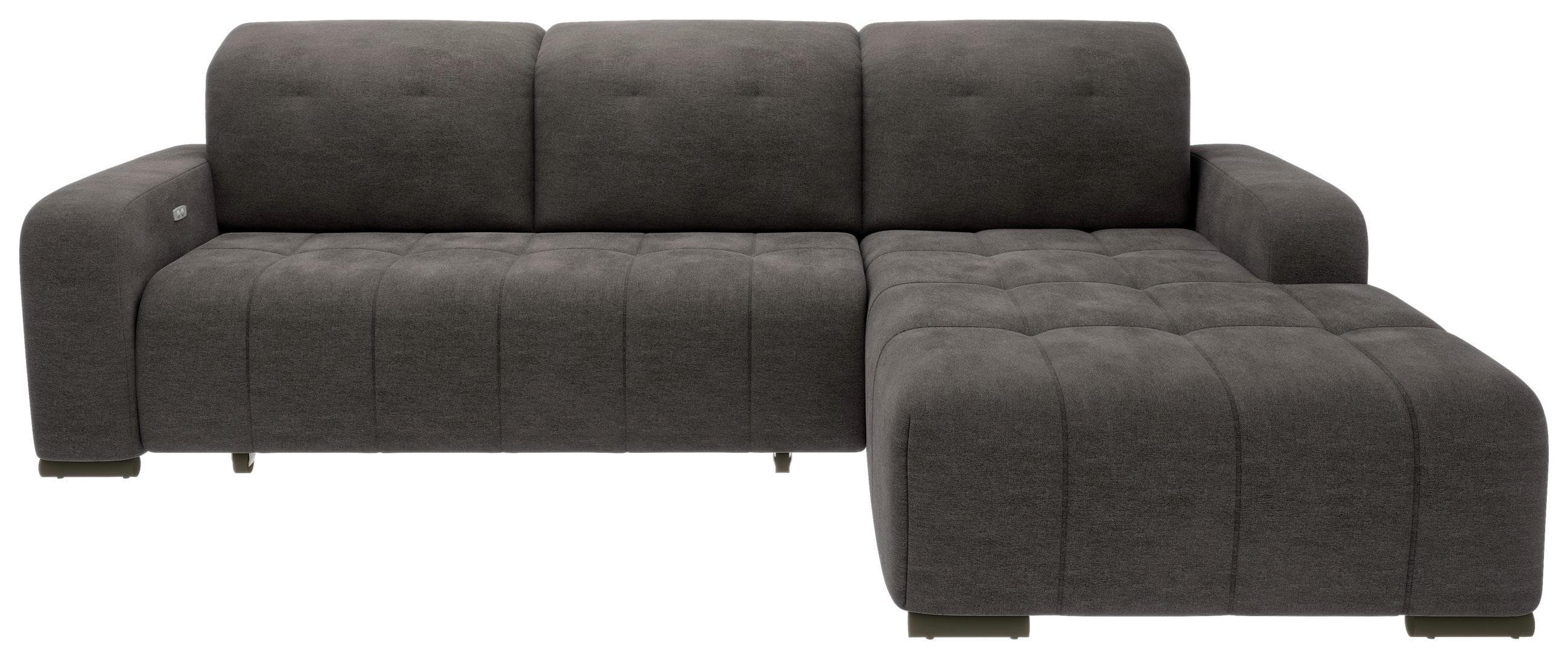 Wohnlandschaft Vicari Anthrazit Mikrofaser