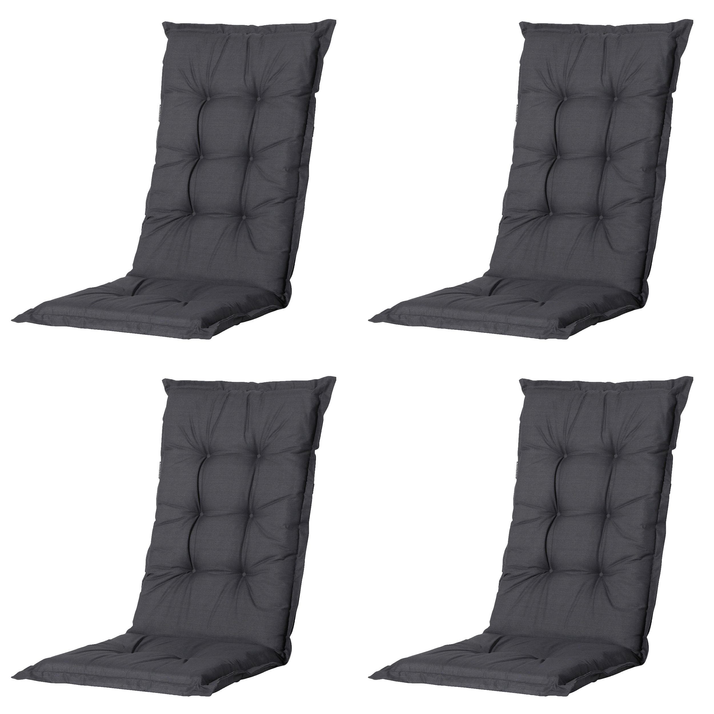 Sesselauflage Basic Black Textil