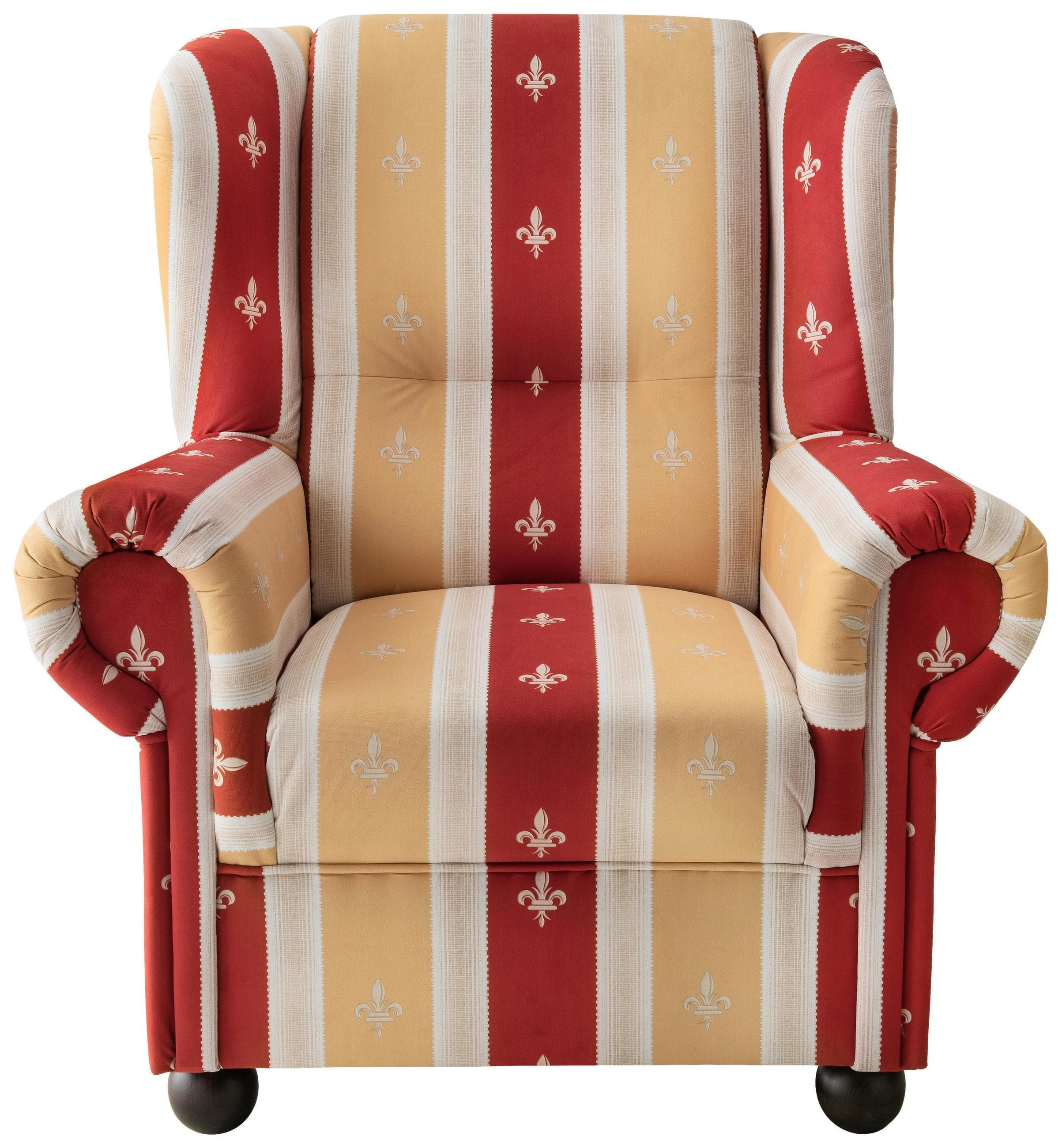 Ohrensessel Torello Rot Mikrofaser