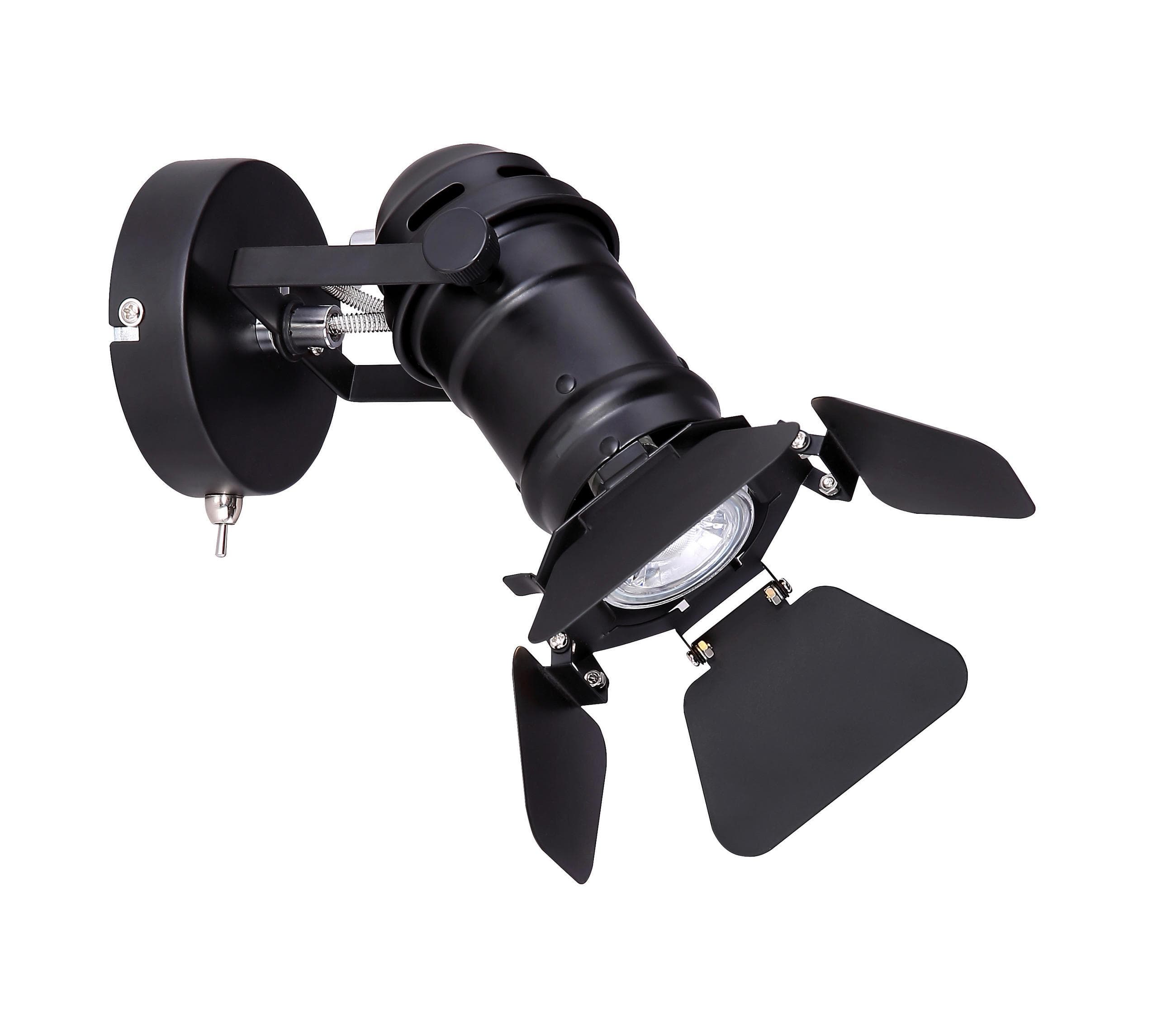 Strahler Egon in Schwarz max. 50 Watt