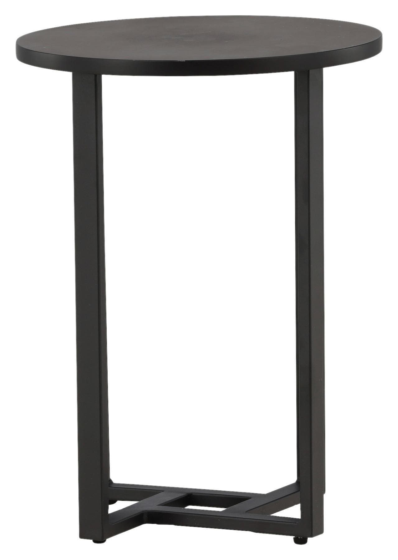 Couchtisch Lawton Ø 40 cm Schwarz