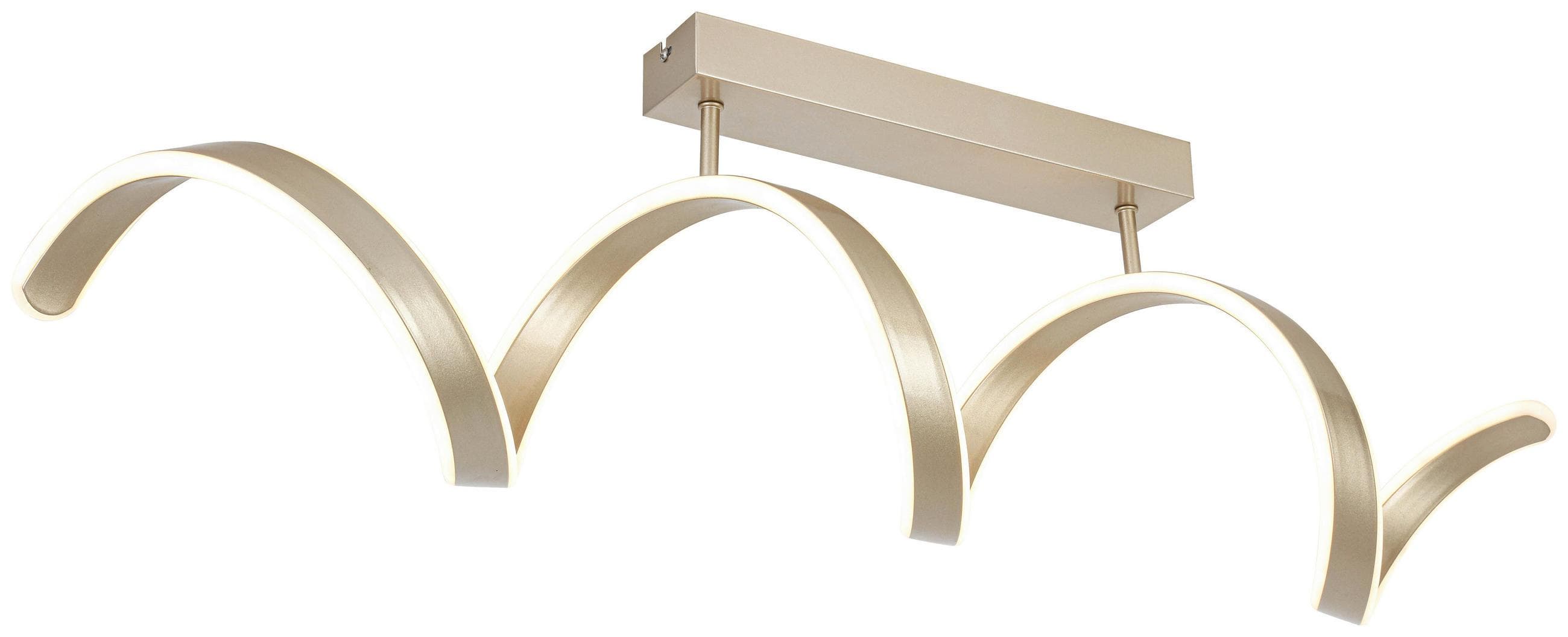 LED-Deckenleuchte Chamo Champagner 24 Watt Deckenlampe Mömax DE