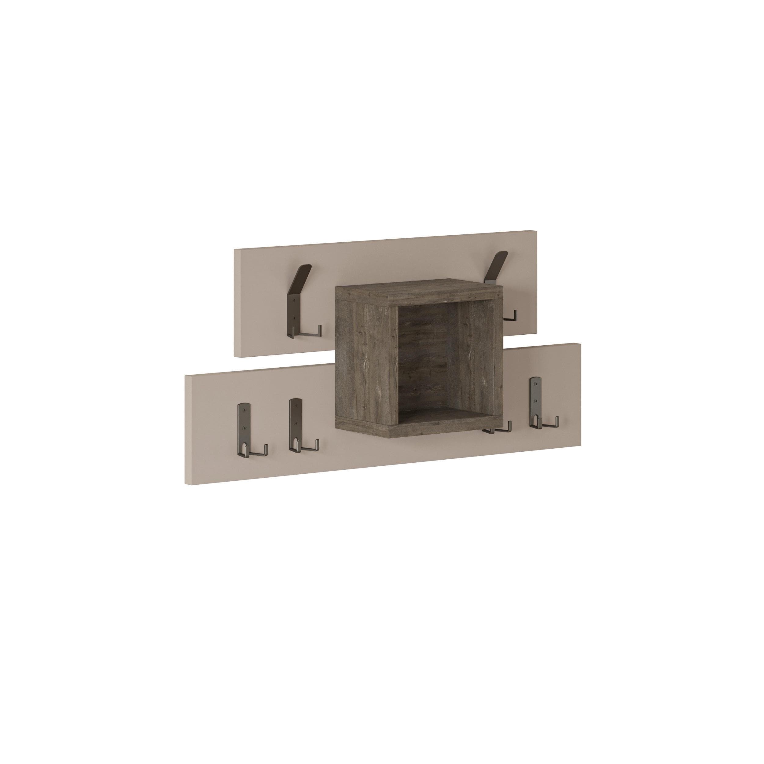 Wandgarderobe Lumina Mokka