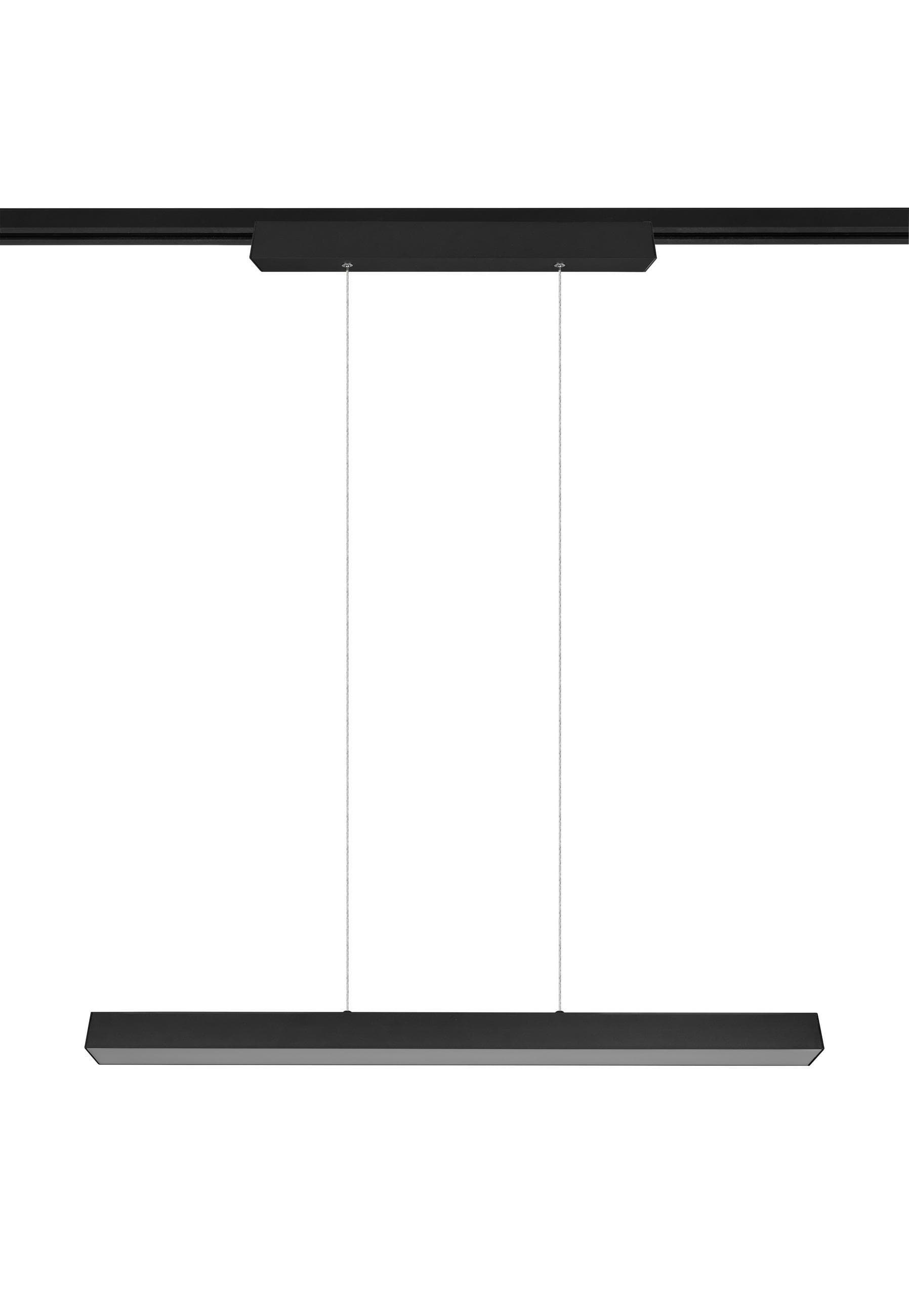 Trio LED-Pendelleuchte Paros DUOline Balken Schwarz