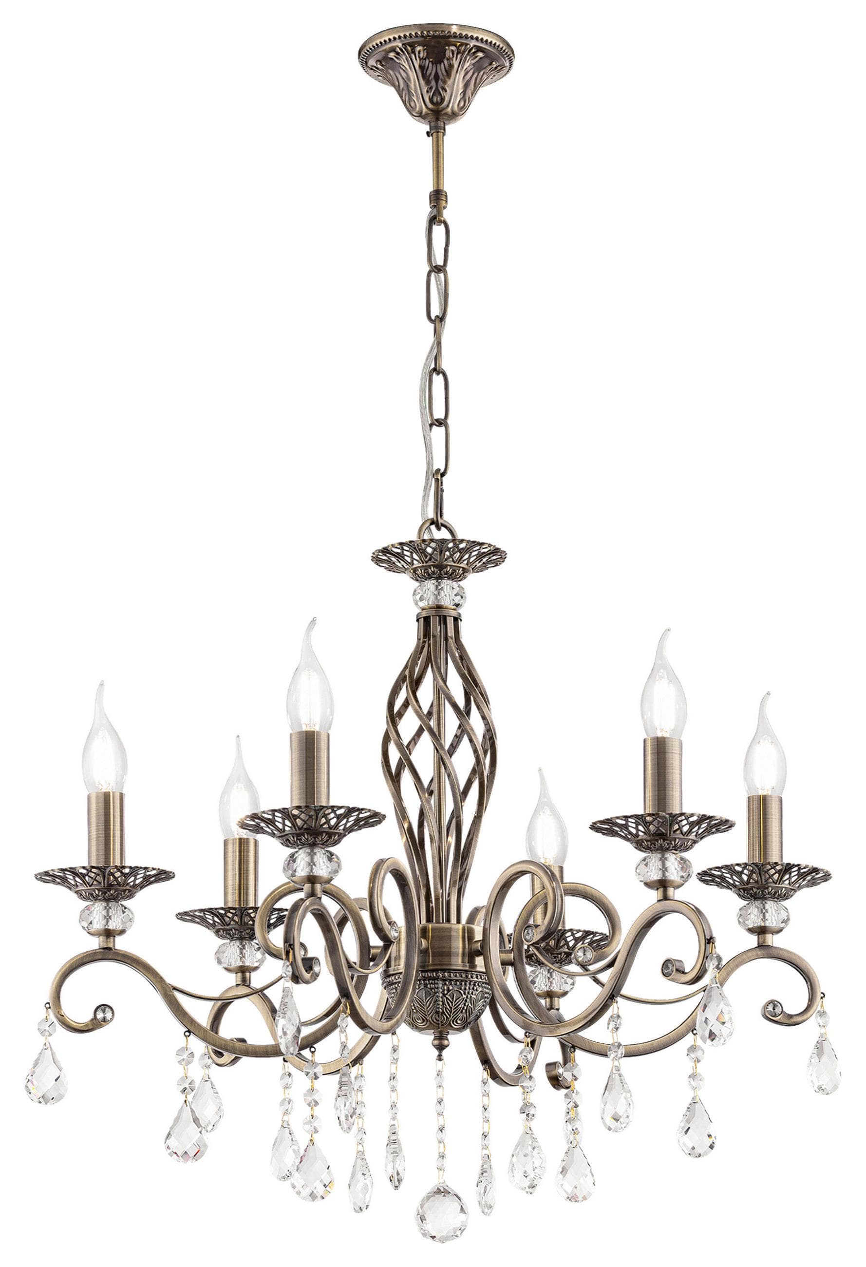 MAYTONI DECORATIVE LIGHTING Kronleuchter Grace 4 Weiß & Gold