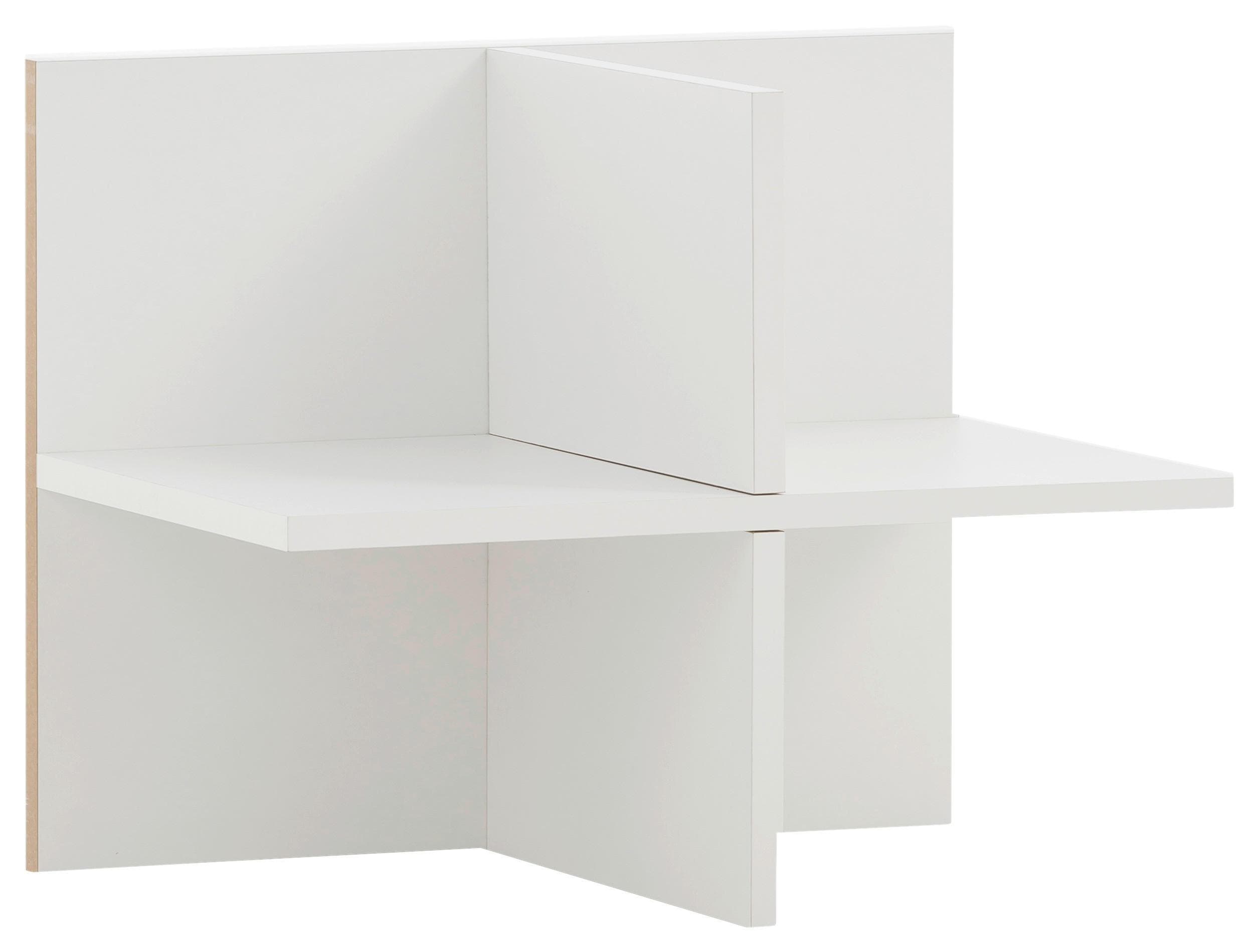 Weißer Regaleinsatz 400 für Schrankorganizer