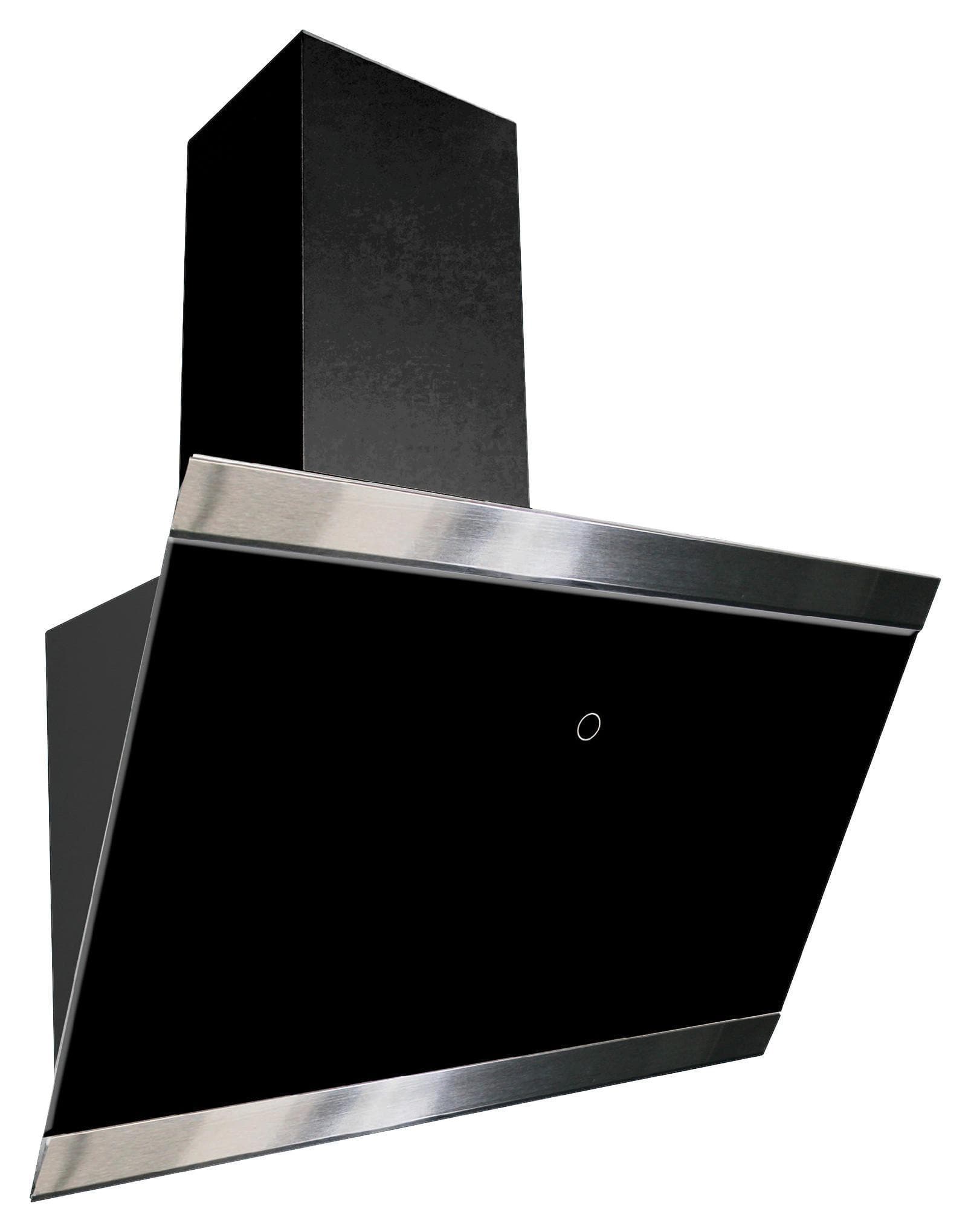 respekta CH 89060 S Dunstabzugshaube 60 cm Schwarz/Edelstahl