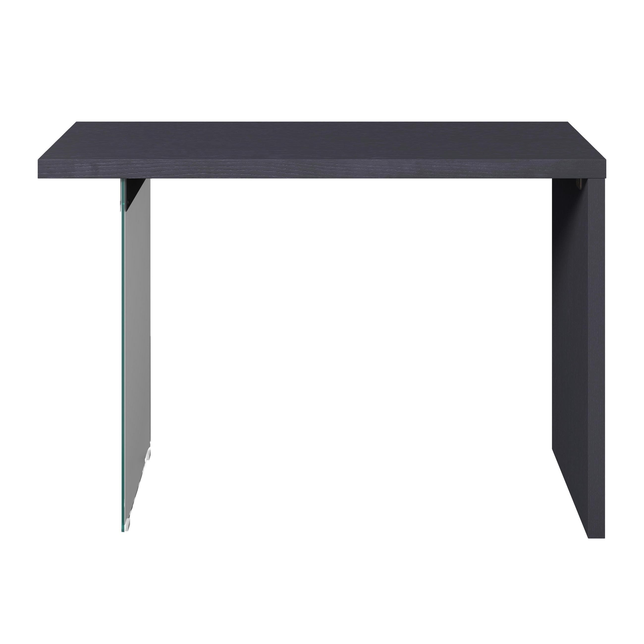 Konsolentisch Milan Schwarz Glas/Holz Mömax DE