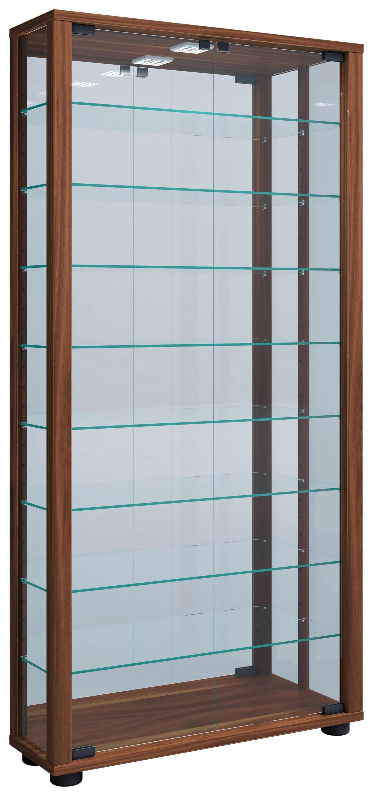 Hängevitrine Vitrosa Nussbaumfarben Mömax