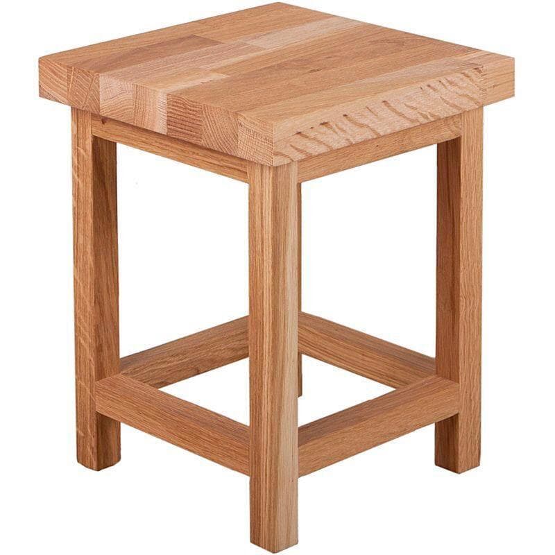Gartenhocker Eichefarben 40 cm Höhe Holz