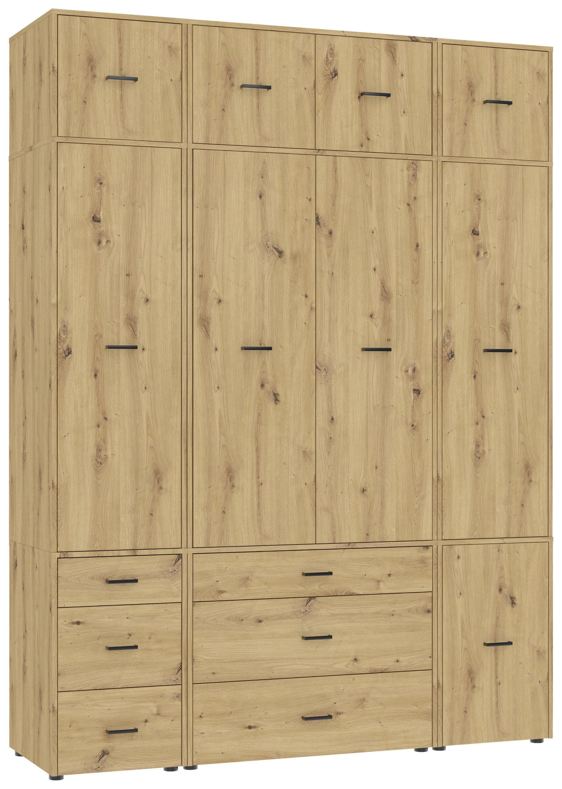 Kleiderschrank Kivo Eiche Artisan Mömax DE