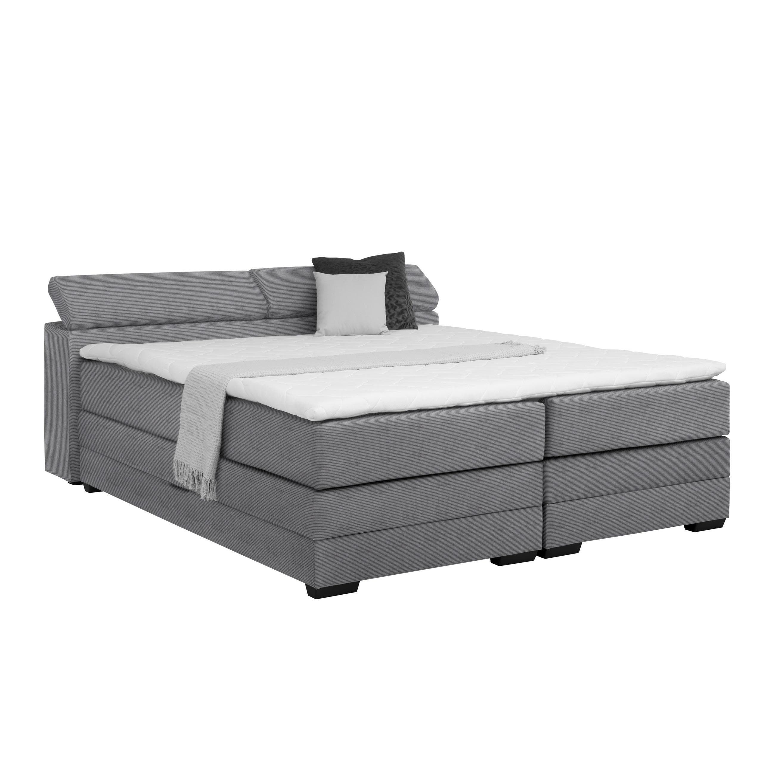 Boxspringbett Sevilla Grau