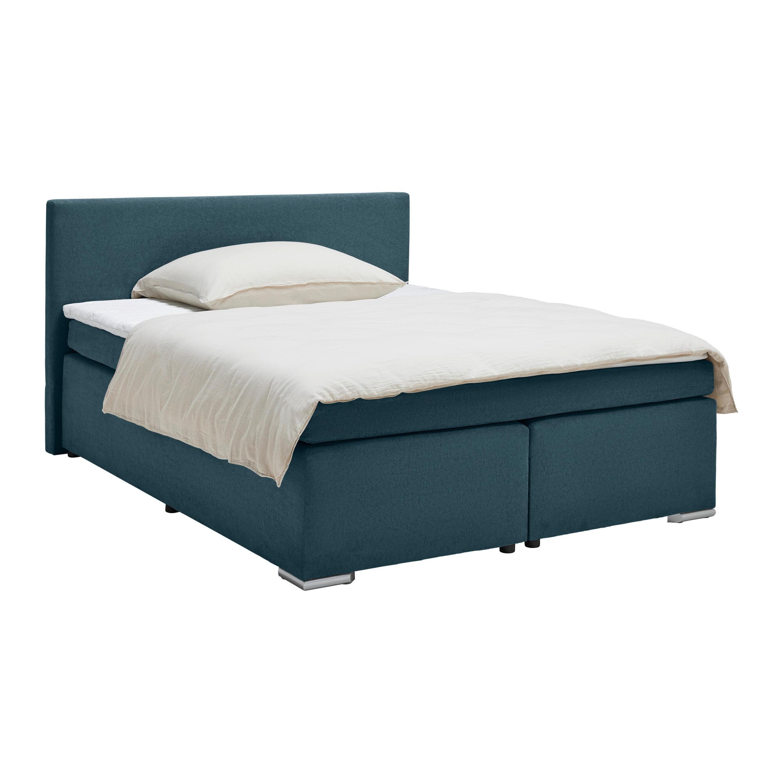 Mira 2 Boxspringbett Dunkelblau